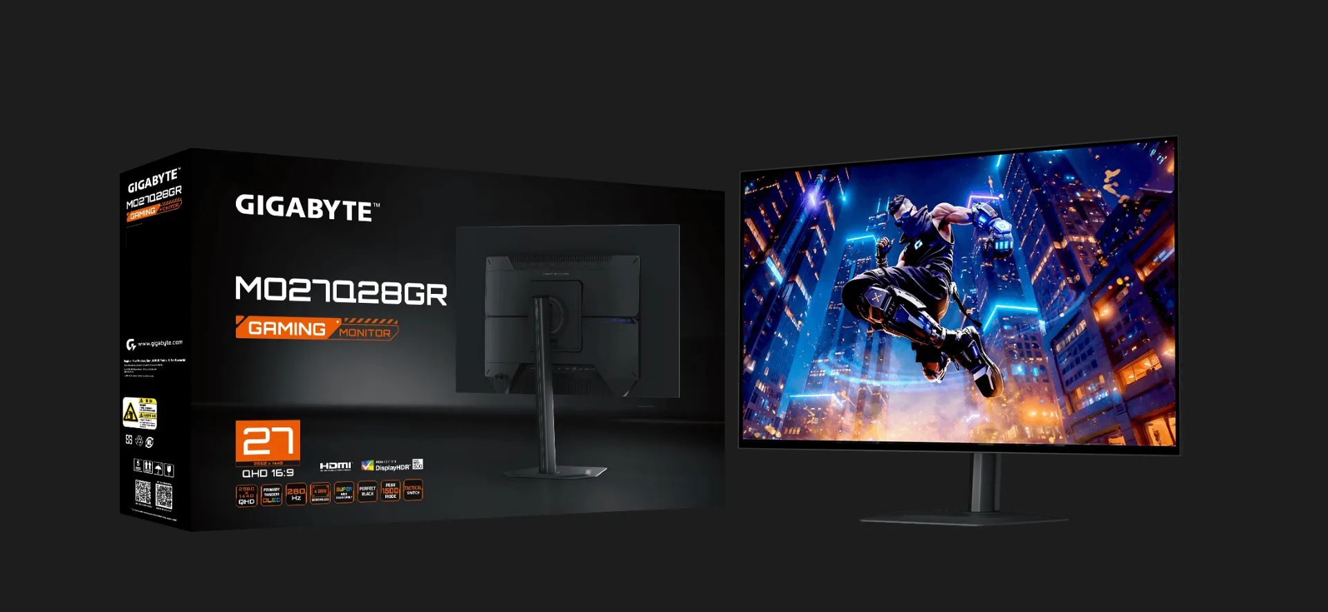 Монитор GIGABYTE 27" MO27Q28GR OLED 280Hz