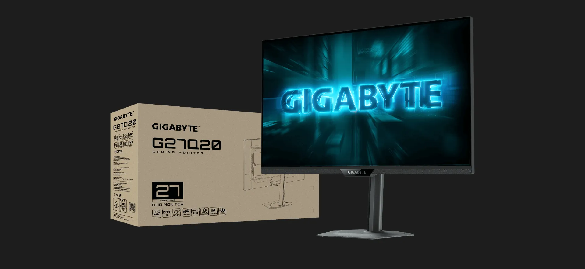 Монитор GIGABYTE 27" G27Q20 IPS 200Hz