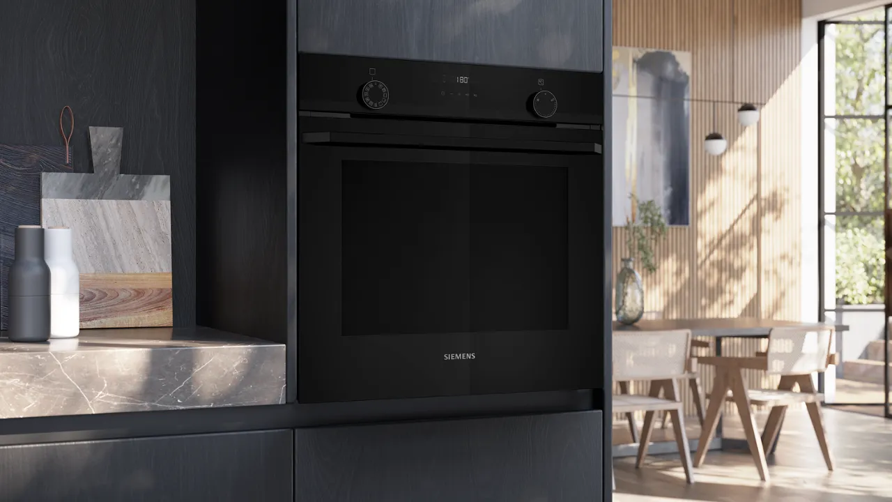 Духова шафа Siemens електрична, 76л, A (HU736AEA0T) (Black)