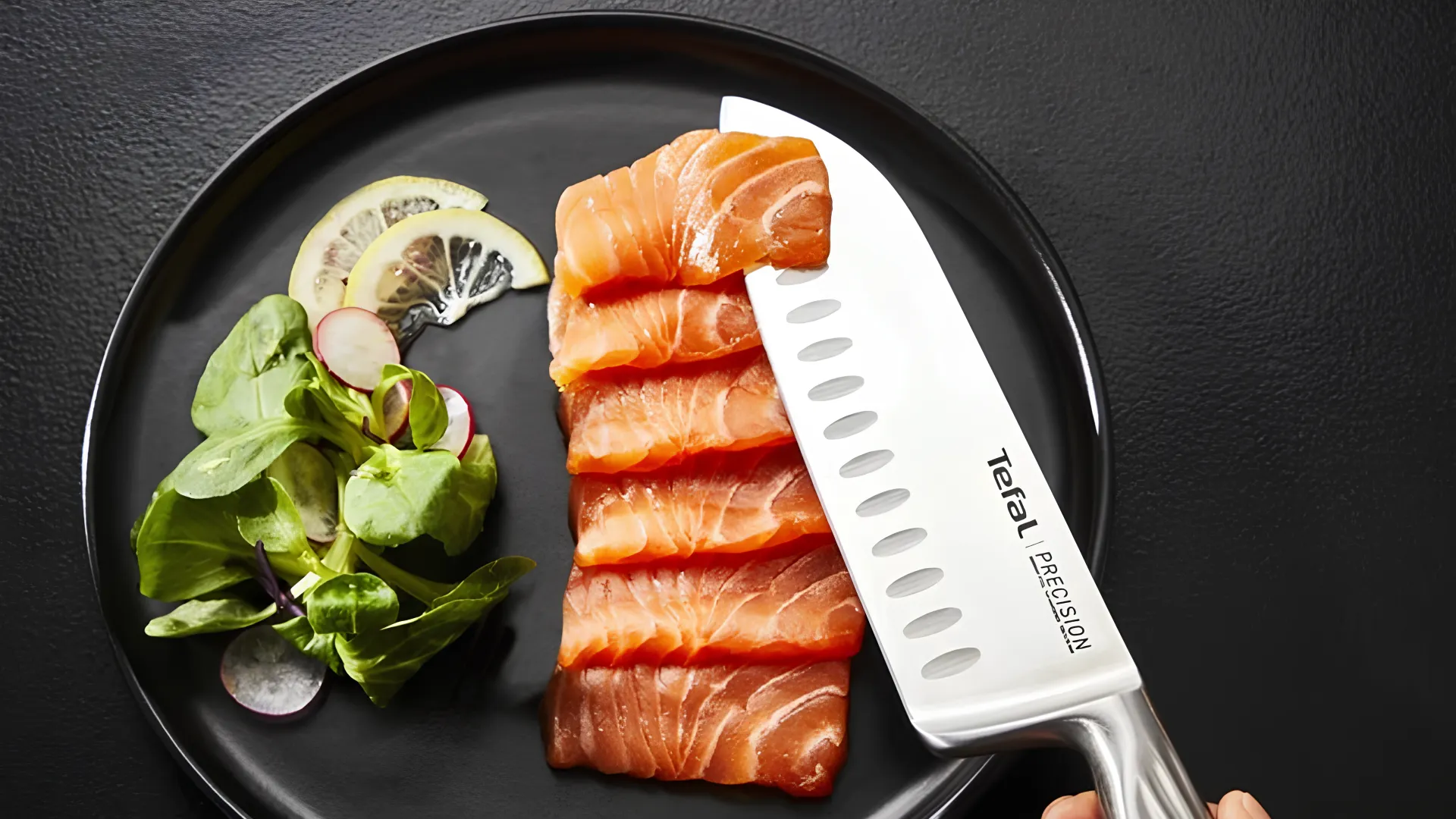 Кухонный нож Сантоку Tefal Precision 16.5см (Steel) (K2891124)