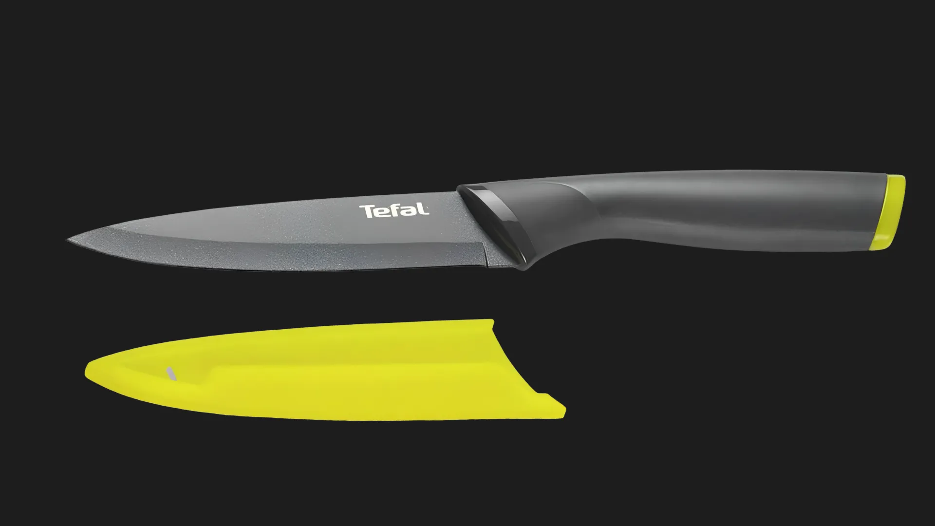 Кухонный нож универсальный Tefal Fresh Kitchen 12см (Dark Gray) (K1220704)