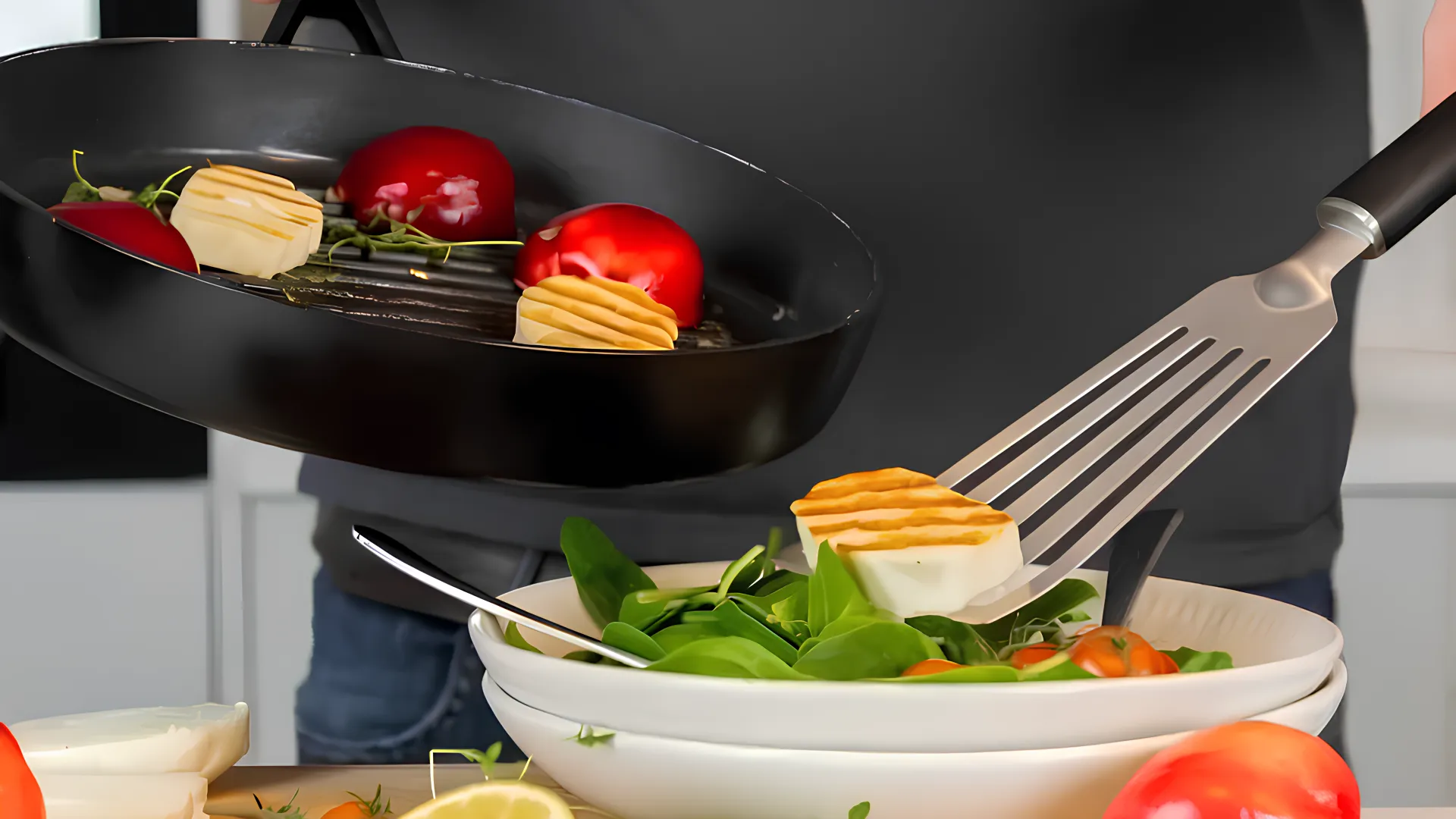 Лопатка з прорізами KitchenAid Classic 32 см (Black) (KHH024OHOBEG)