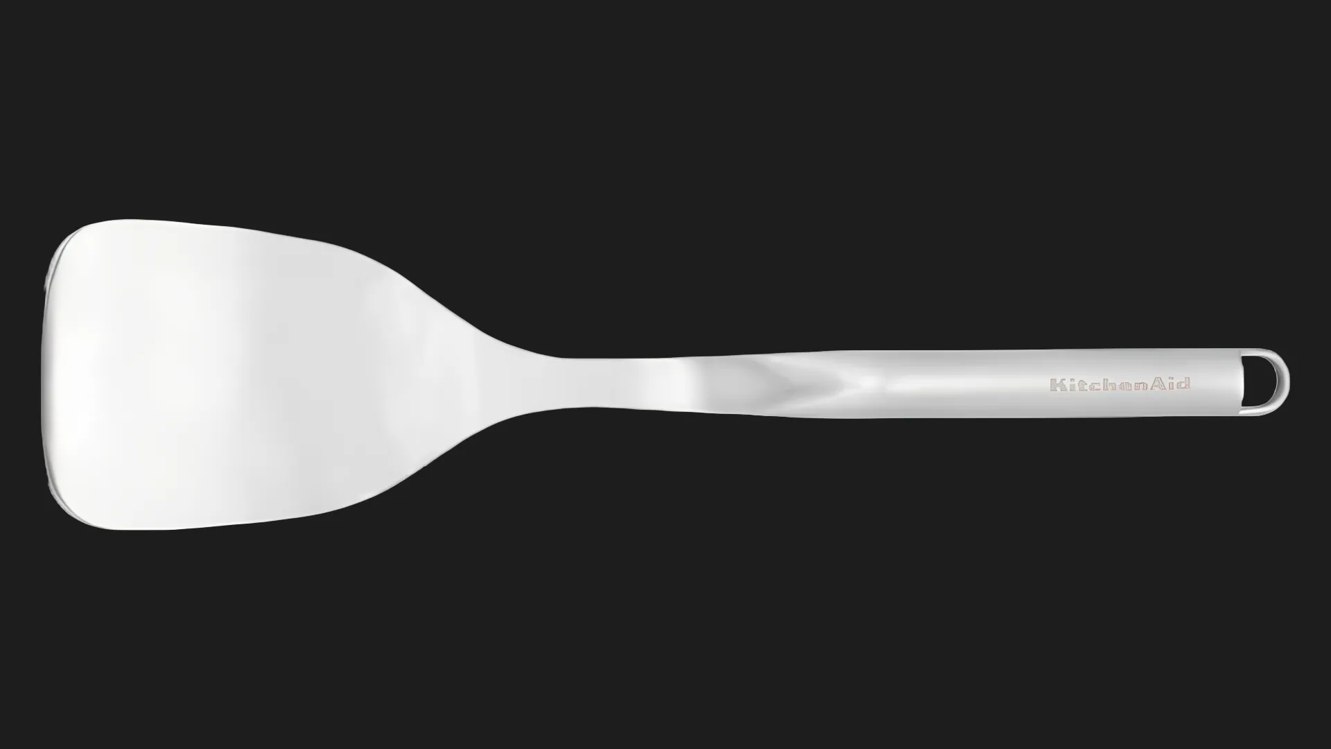 Лопатка кухонна KitchenAid Premium 34.7 см (Silver) (KMG001OHSS)