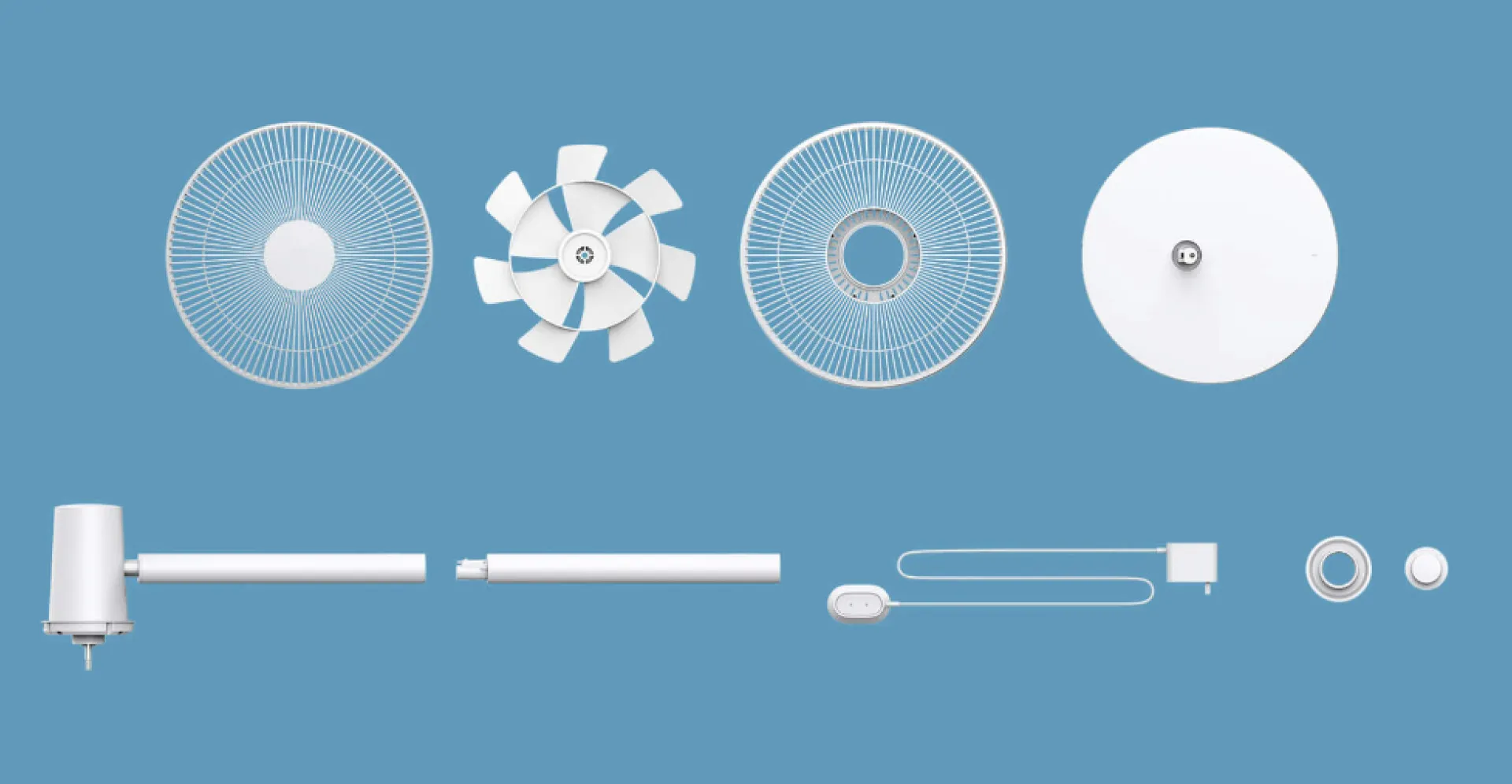 Вентилятор Xiaomi Smart Standing Fan 2 Pro (1037921) (White) (Standard)