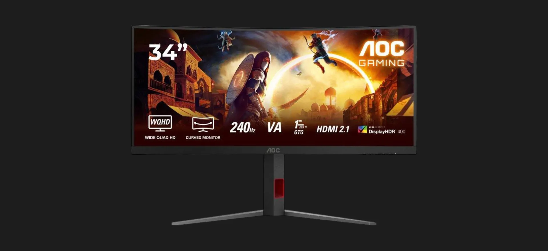 Монитор AOC 34" VA 240Hz CU34G4Z