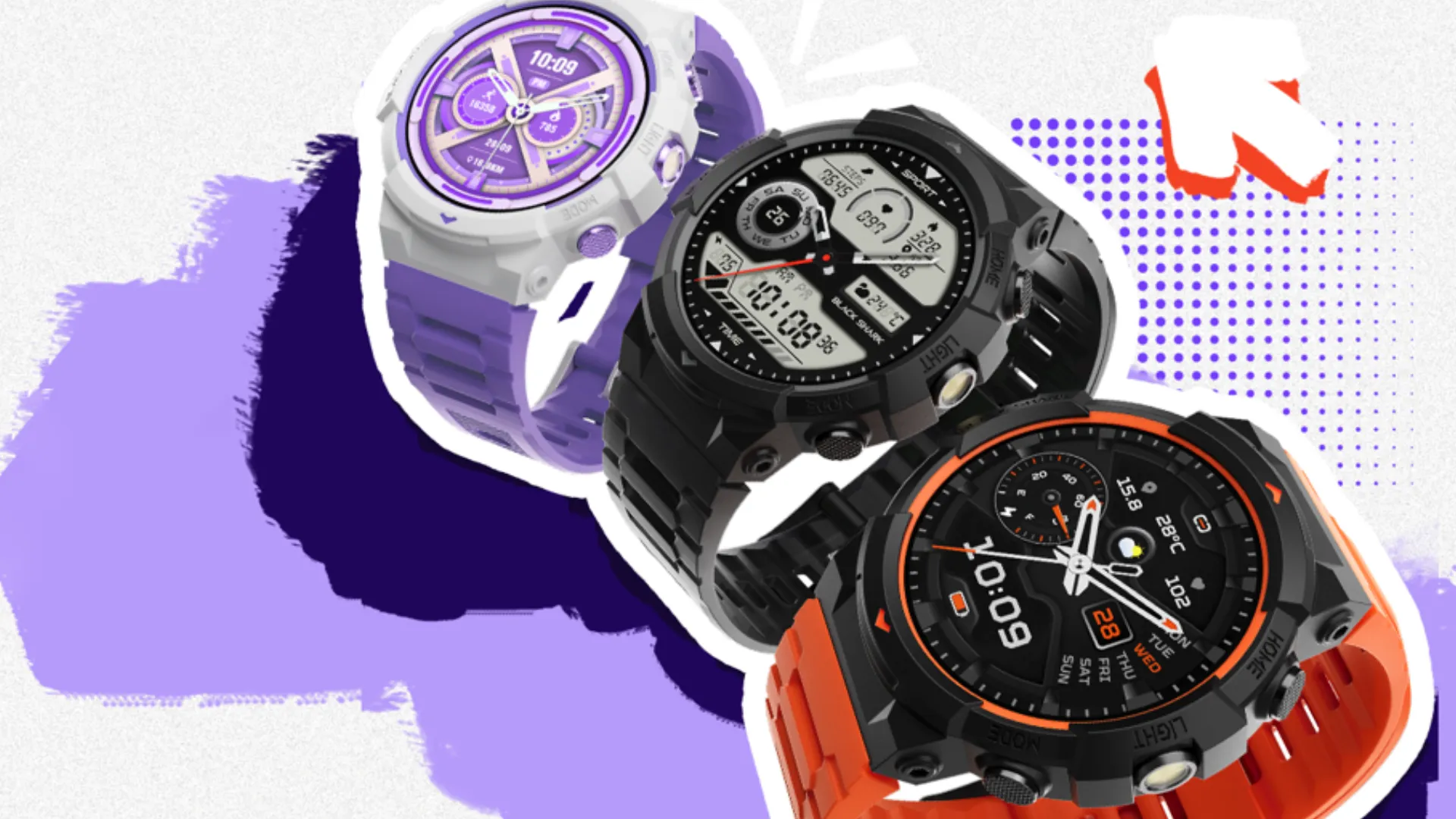Black Shark GS3 Sport BS-W2402 54mm (Mist Black)