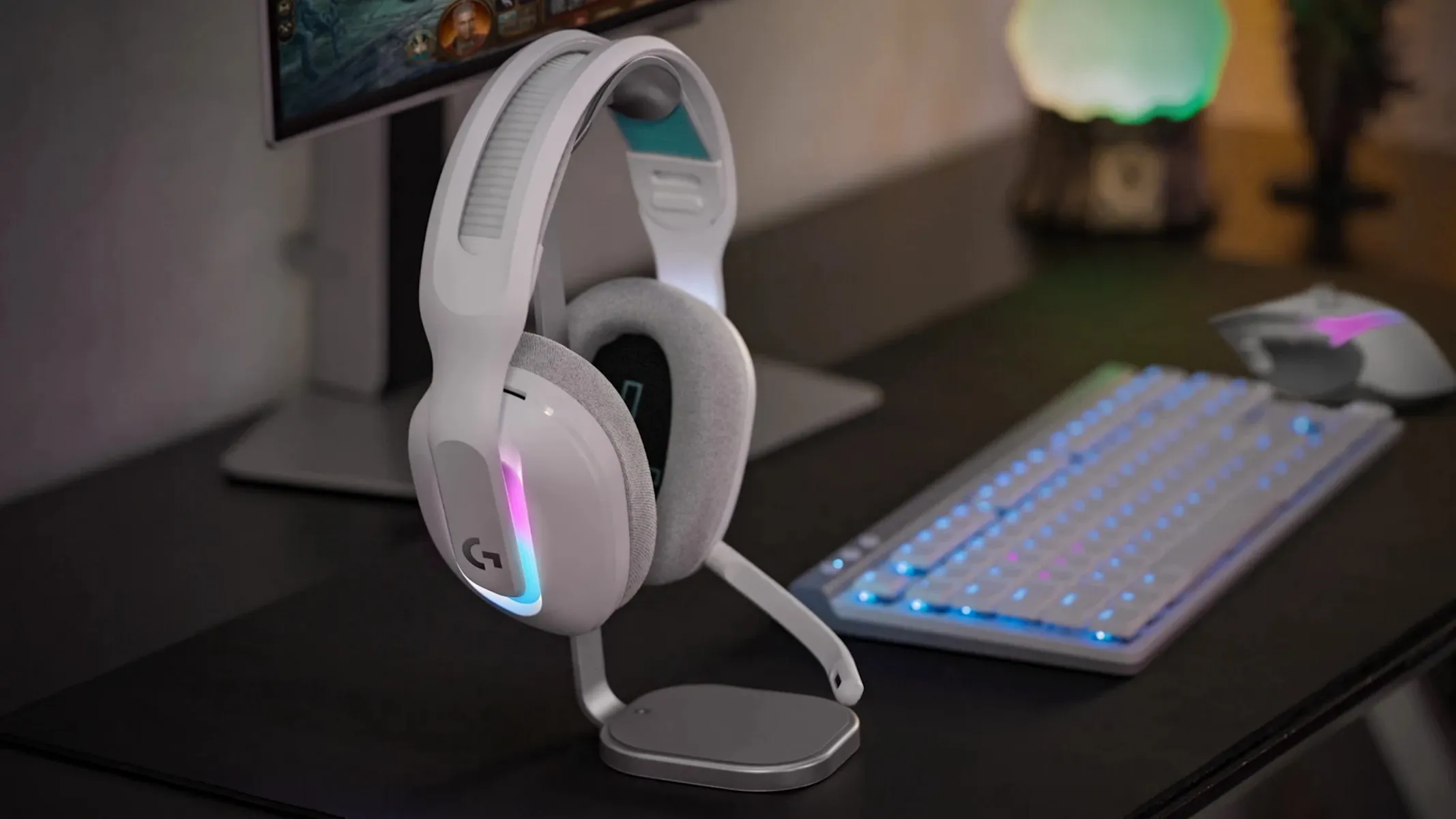 Белые наушники Logitech G522 Lightspeed