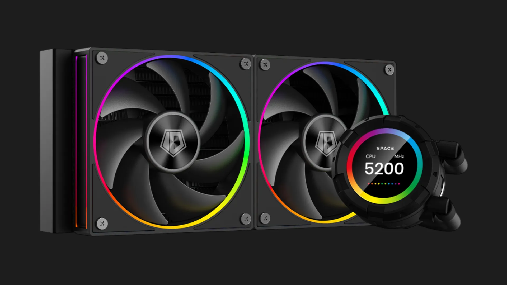 Система водяного охолодження ID-Cooling Space SL 240 LCD (Black) (SL240)