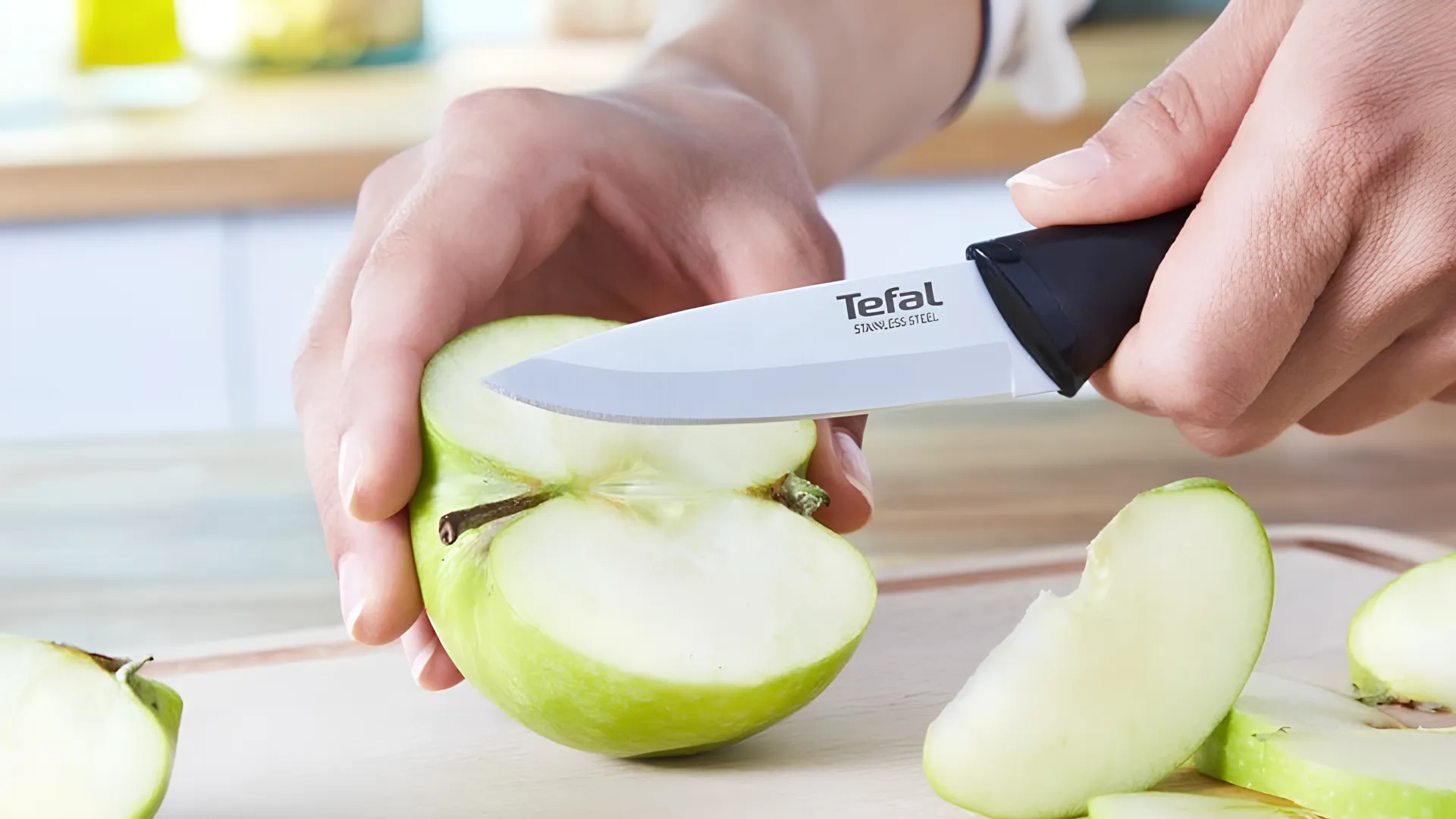 Набор ножей Tefal Essential 3шт (Black) (K2219455)