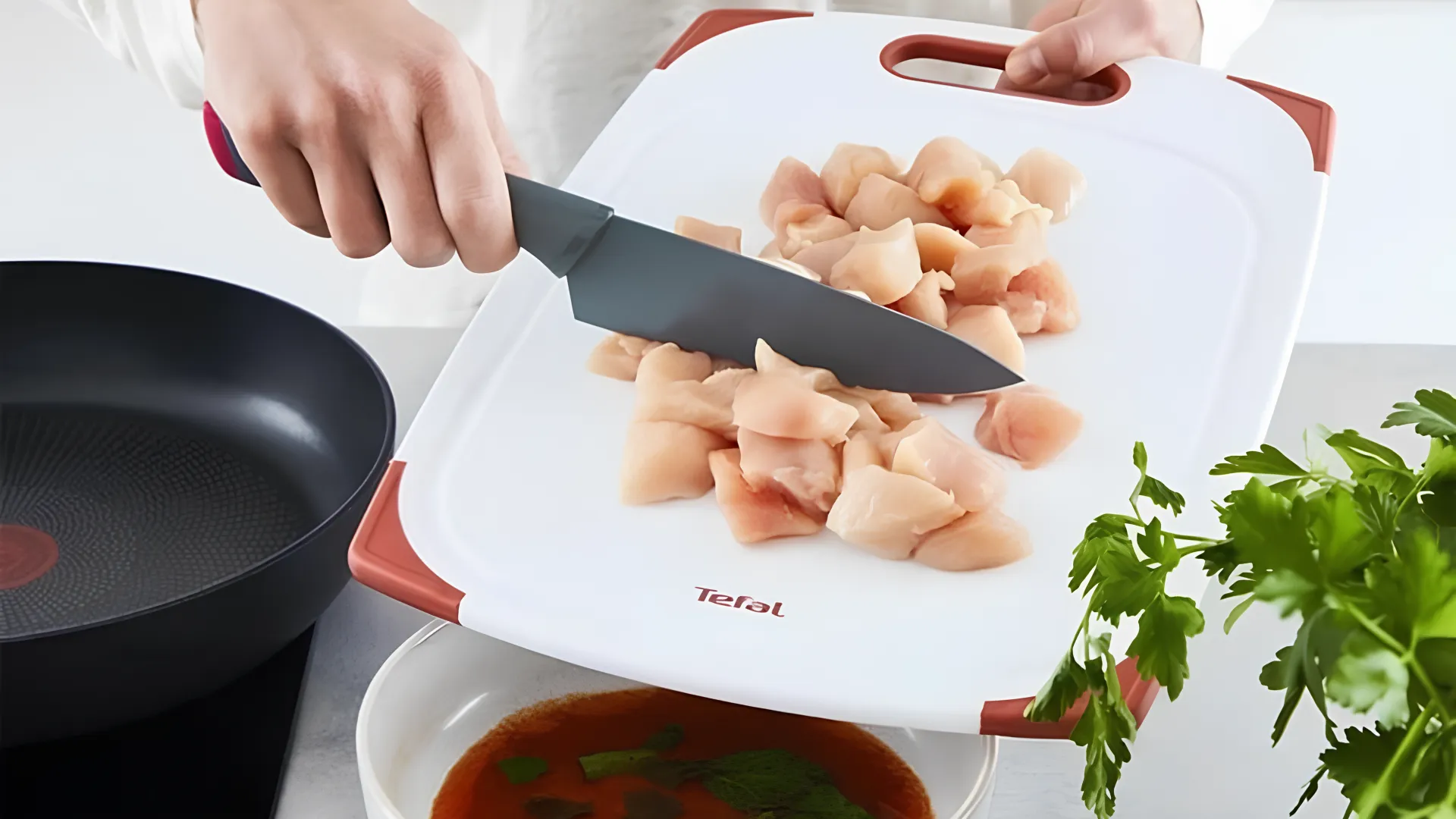 Набор ножей Tefal Fresh Kitchen 2шт (Gray) (K122S205)
