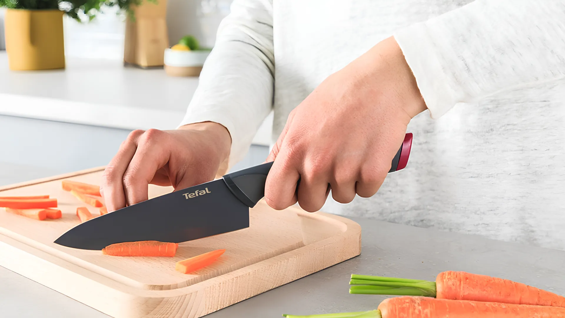Набор ножей Tefal Fresh Kitchen 5шт (Gray) (K122S504)