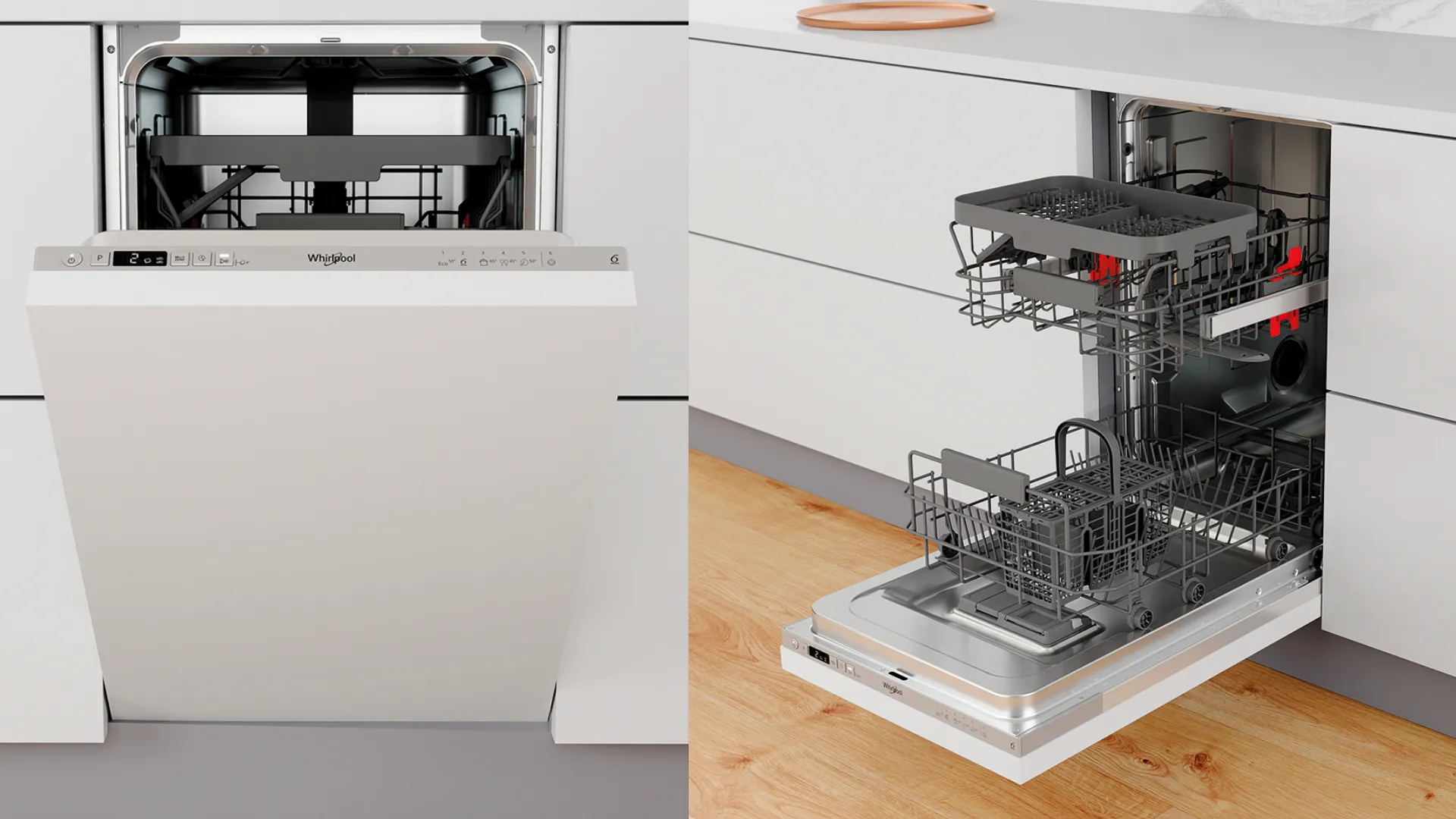 Посудомоечная машина встроенная Whirlpool (WSIC3M27C) (White)