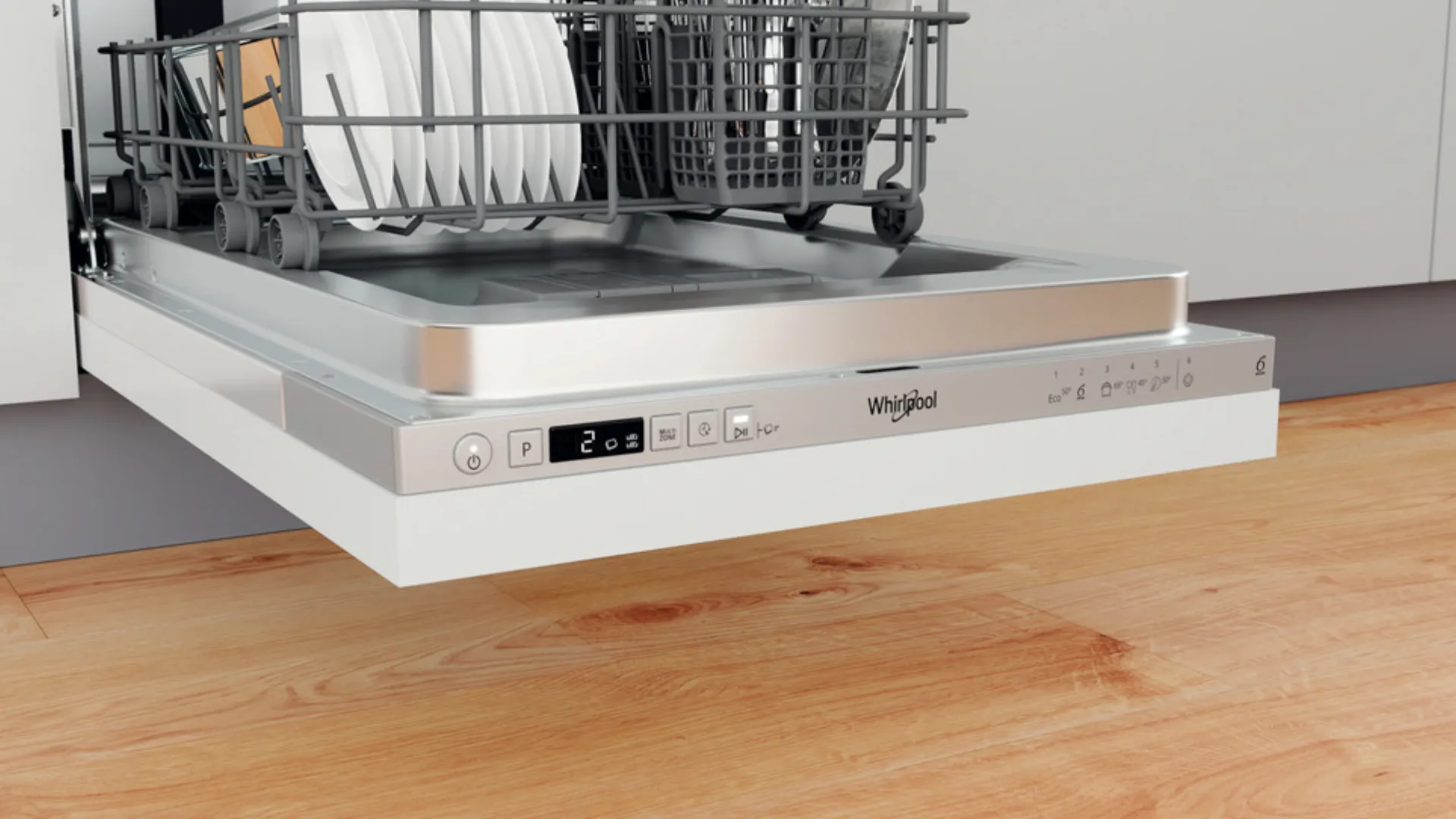 Посудомоечная машина встроенная Whirlpool (WSIC3M27C) (White)