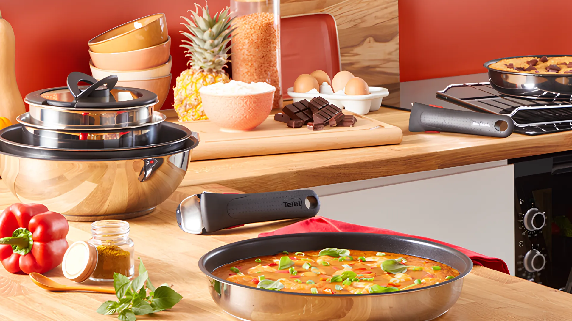 Набор посуды Tefal Ingenio Emotion 13 пр (Silver) (L897SD74)