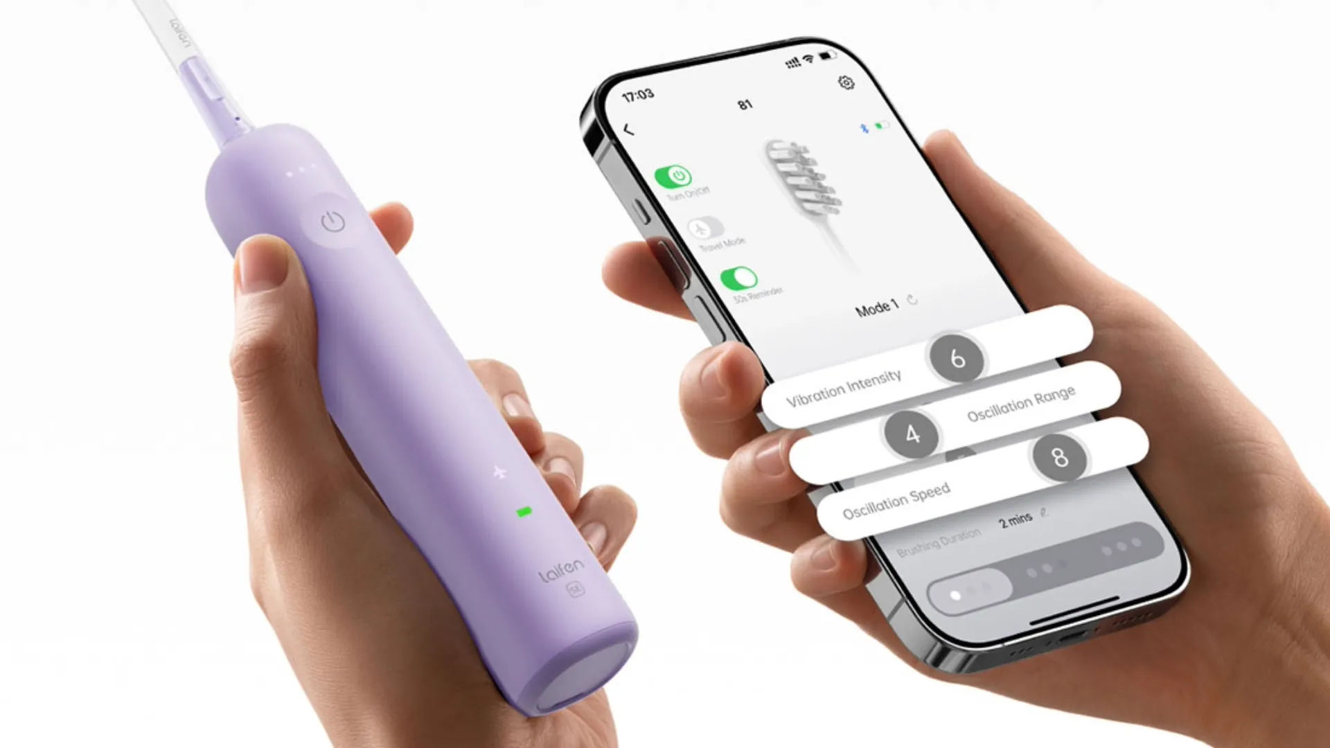 Зубная электрощетка Laifen Wave SE (Purple)
