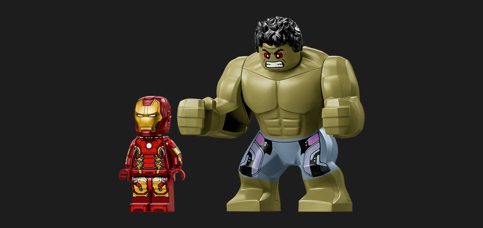 Конструктор LEGO Marvel "Легендарная битва: Халкбастер против Халка" (76343)