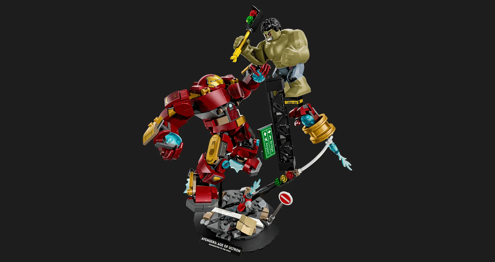 Конструктор LEGO Marvel "Легендарная битва: Халкбастер против Халка" (76343)