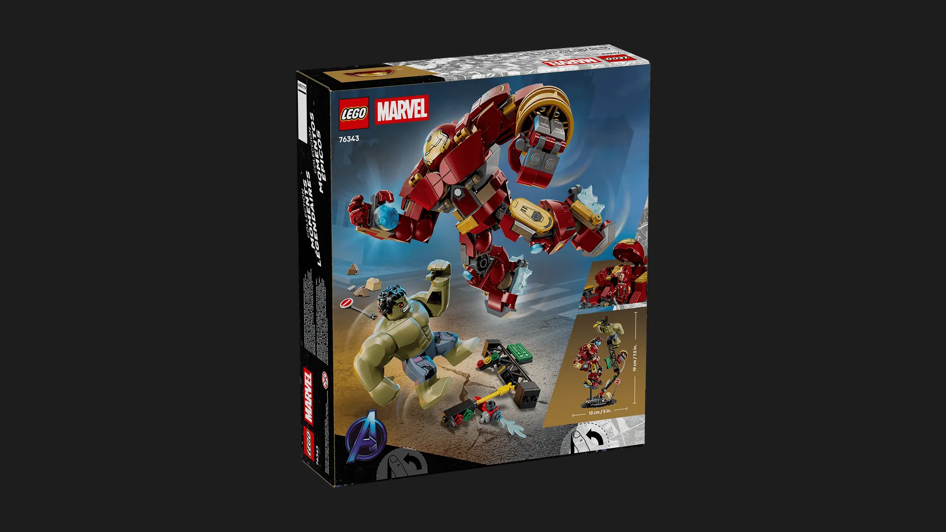 Конструктор LEGO Marvel "Легендарная битва: Халкбастер против Халка" (76343)