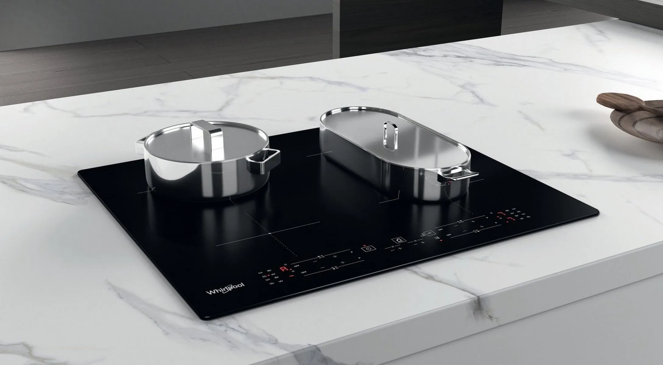 Поверхня Whirlpool у мінімалістичному кухонному інтер’єрі