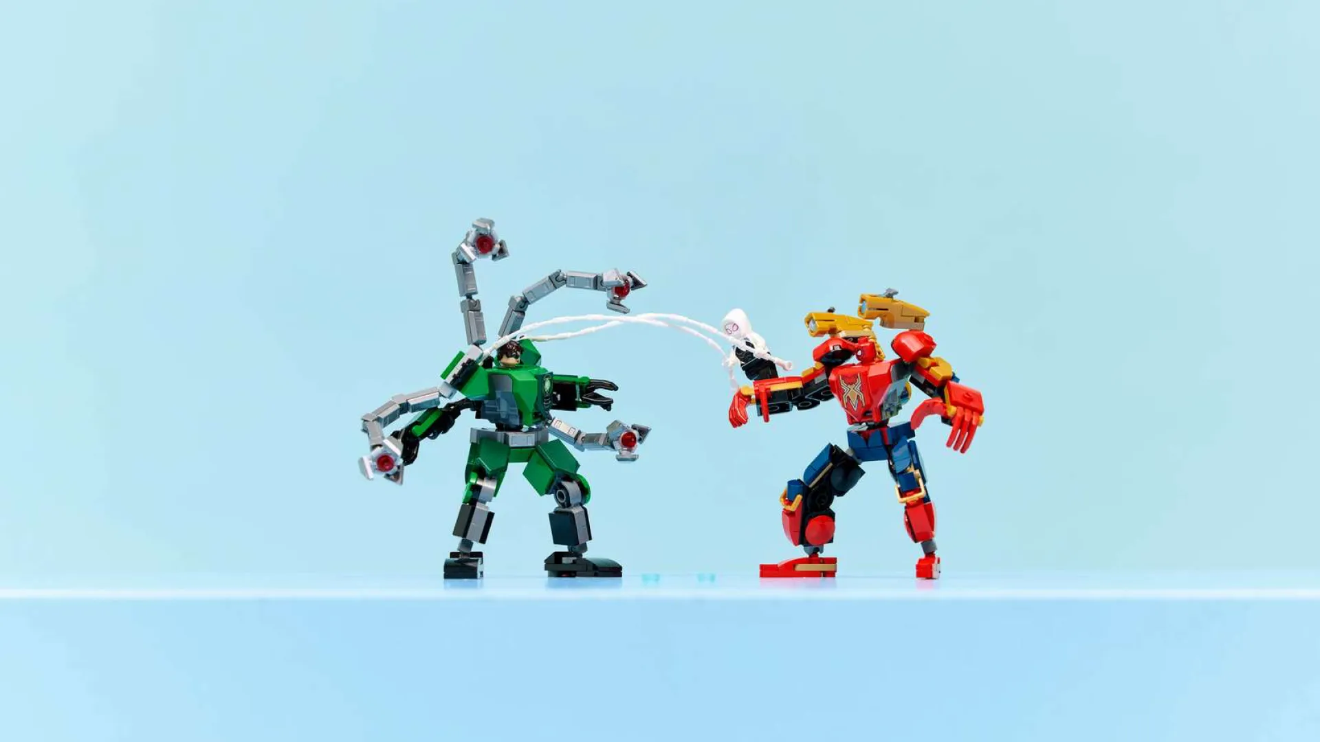 Конструктор LEGO Marvel Битва роботов: Человек-паук и Доктор Осьминог (76338)