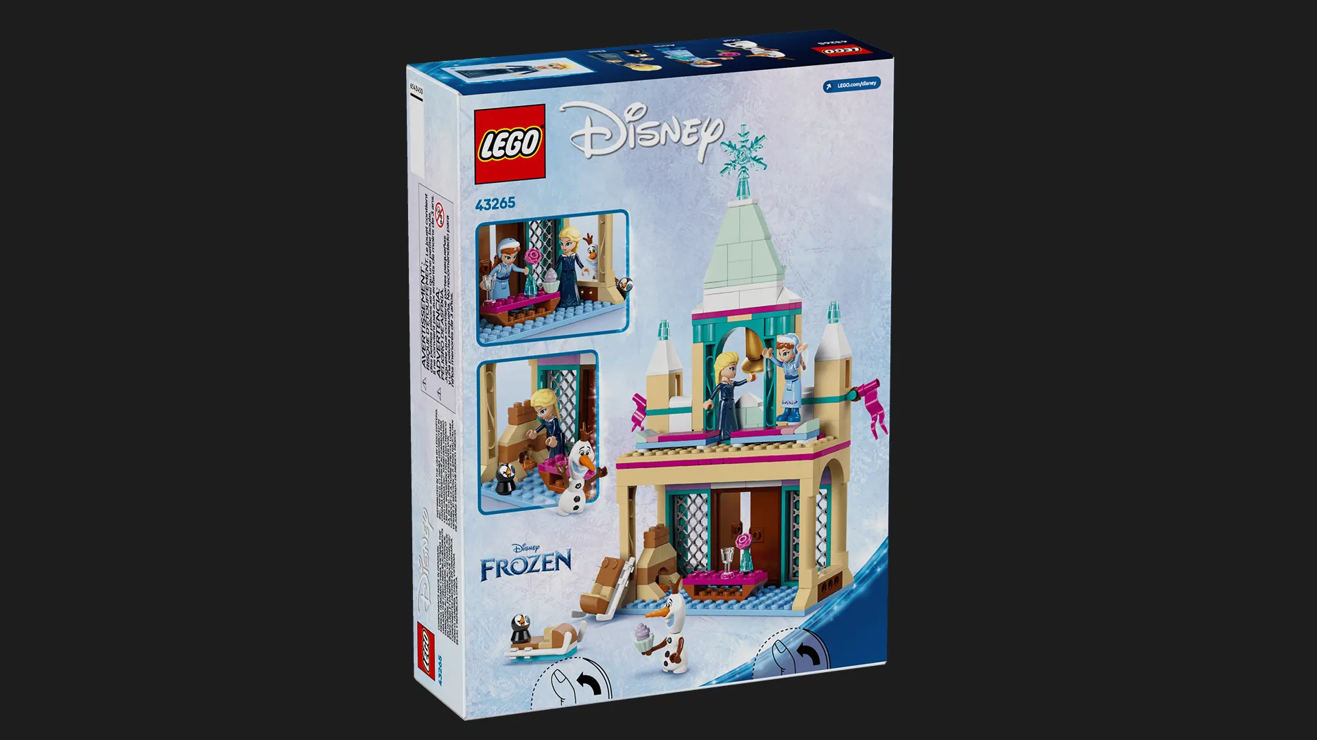 Конструктор LEGO Disney Princess Замерзлий замок в королівстві Ерендел (43265)