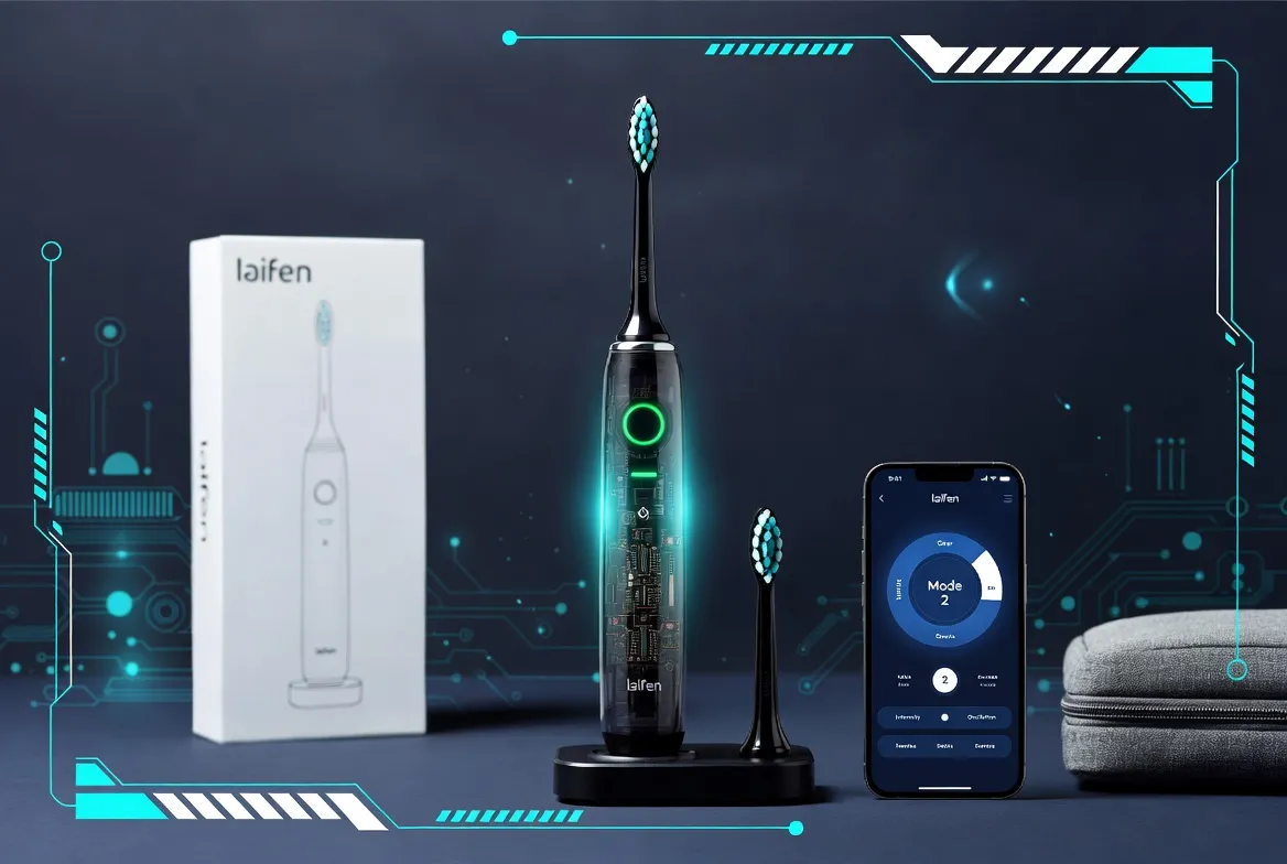 Зубна електрощітка Laifen Wave PRO (Transparent Black) (1TB92-P-XX-CR-002)
