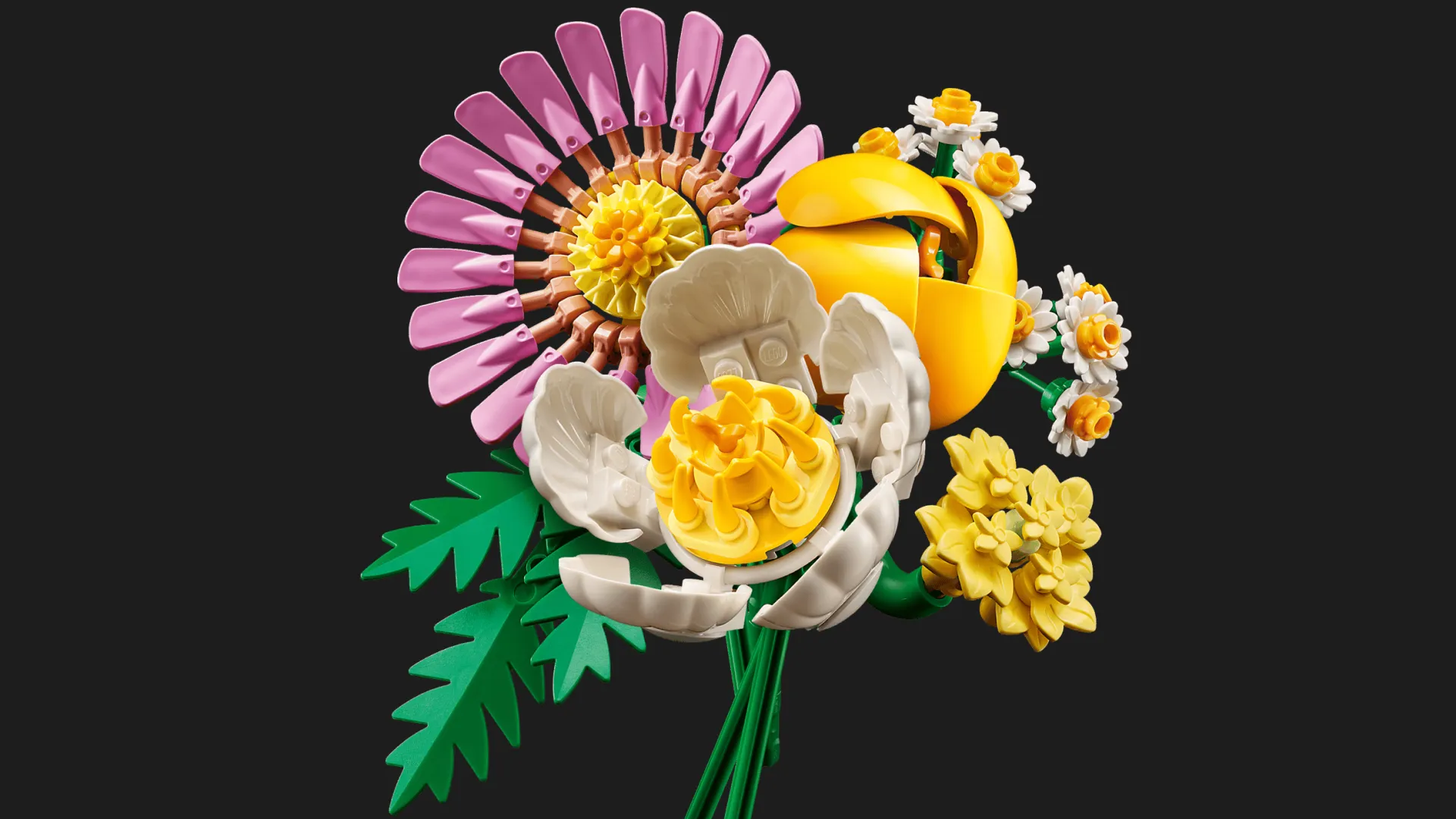 Конструктор LEGO Botanicals Миниатюрный солнечный букет (10347)
