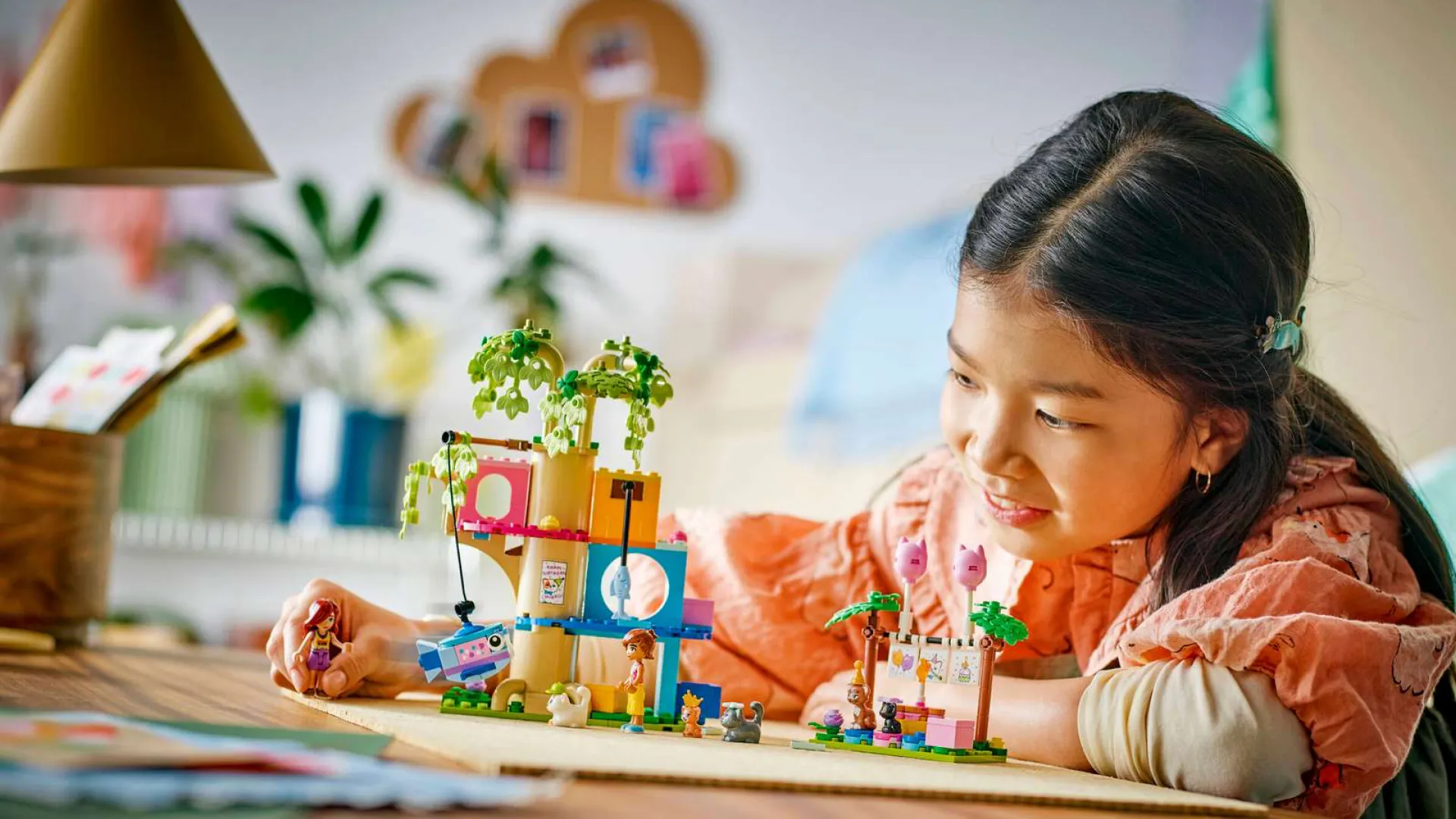 Конструктор LEGO Friends День рождения кота и дом на дереве (42666)