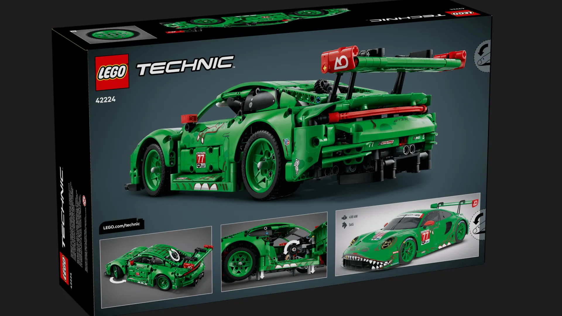 Конструктор LEGO Technic Автомобіль Porsche 911 GT3 R REXY AO Racing (42224)