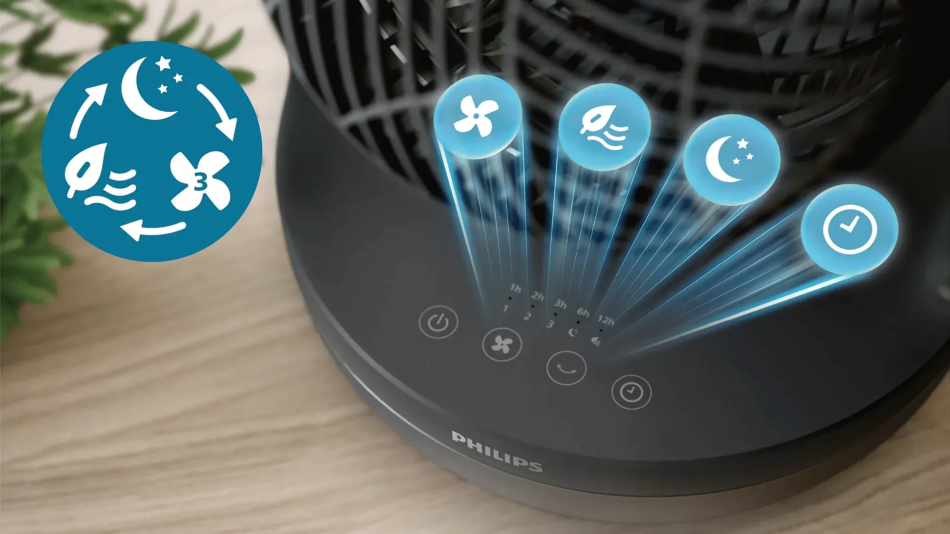 Вентилятор Philips CX3050/01 (Black)