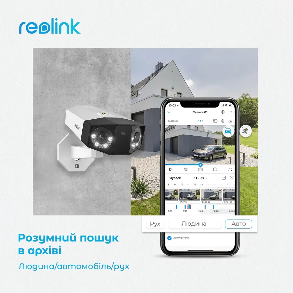 IP камера Reolink Duo Series P730 (Duo 2 PoE) (White) (UA)