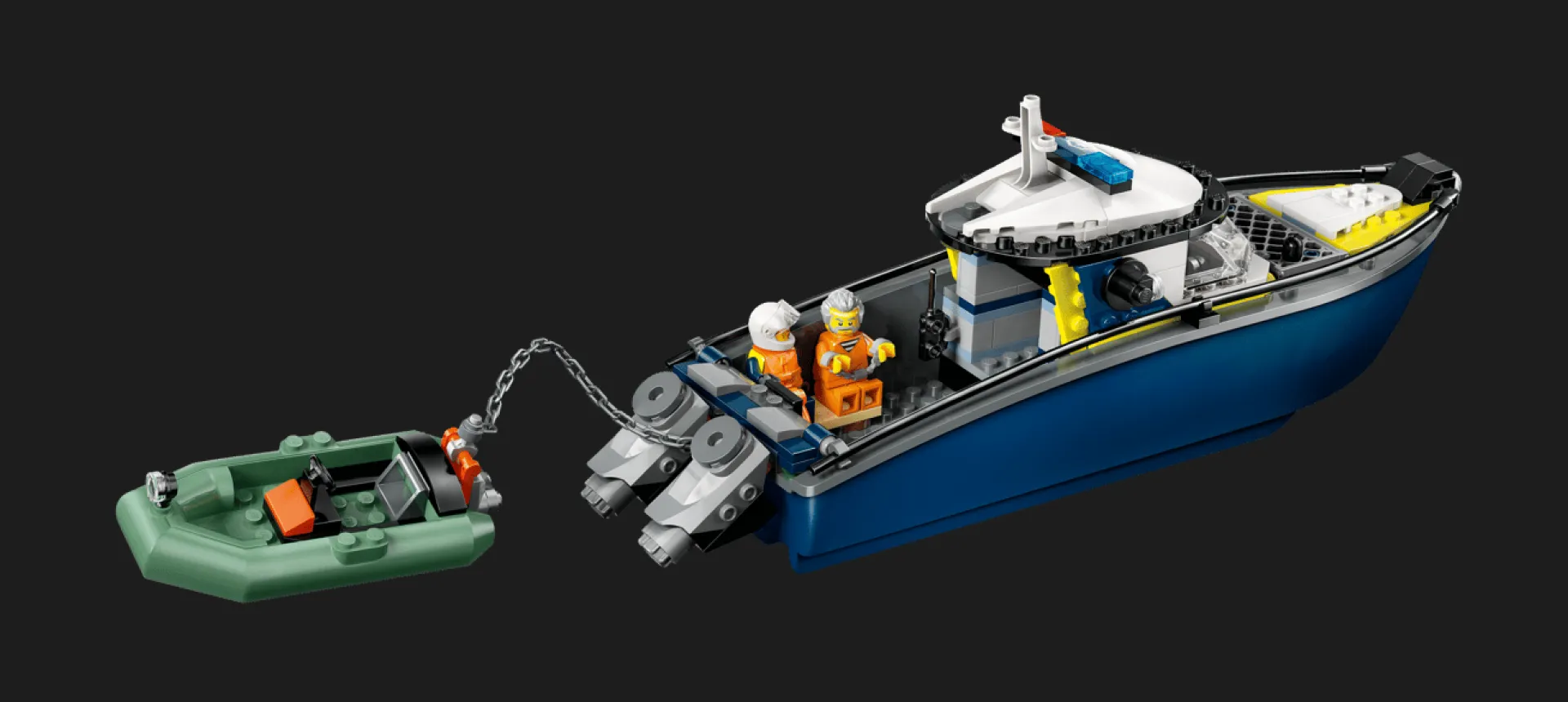 Конструктор LEGO City Переслідування на поліцейському катері (60456)