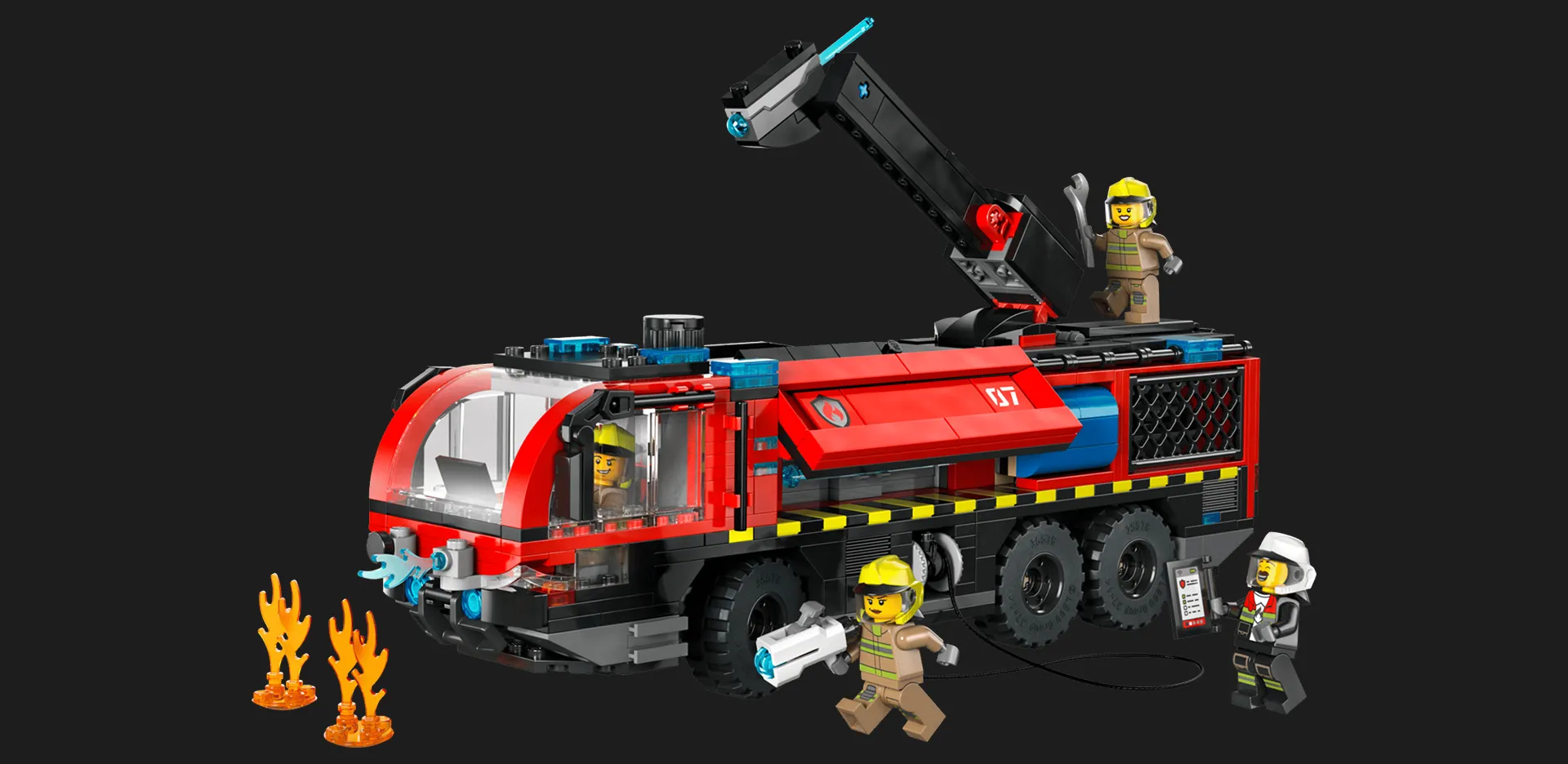Конструктор LEGO City Пожарный грузовик в аэропорту (60499)