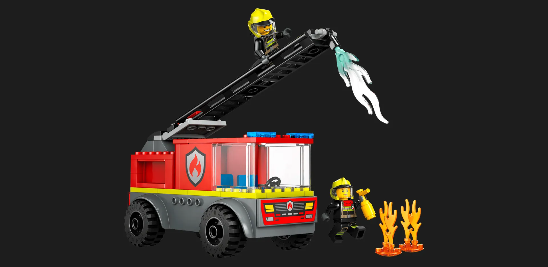Конструктор LEGO City Пожежна машина з драбиною (60463)