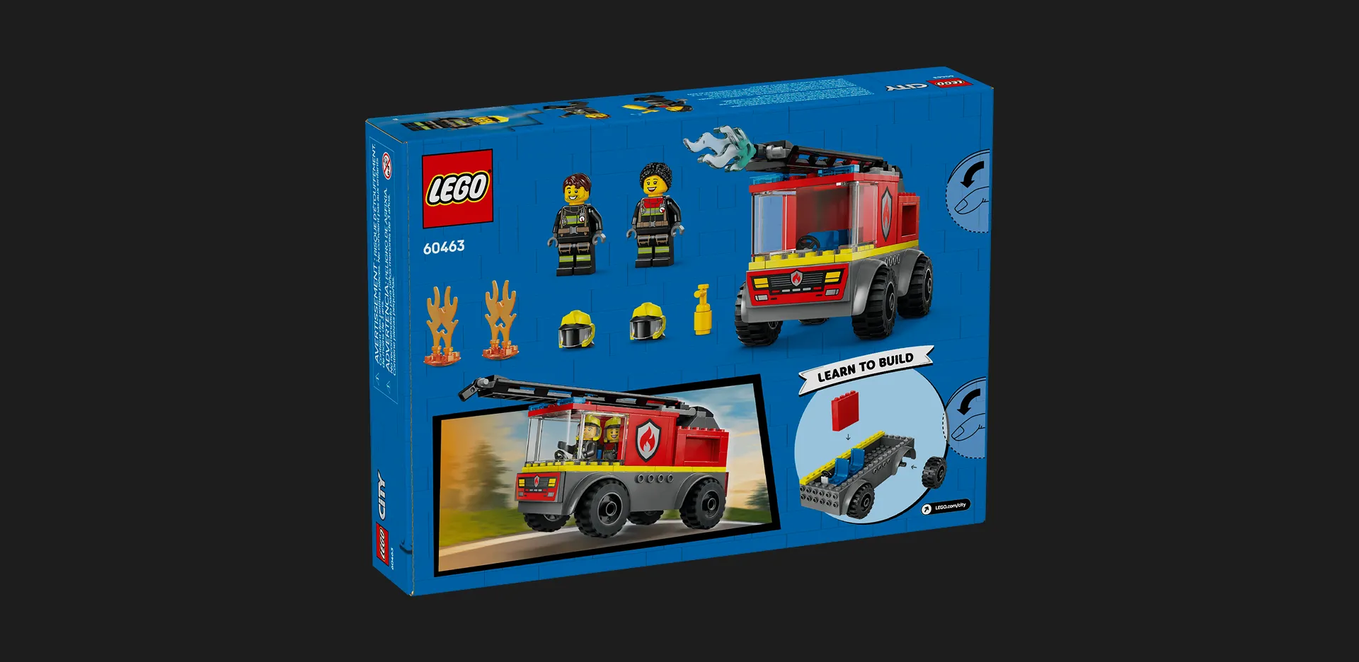 Конструктор LEGO City Пожежна машина з драбиною (60463)