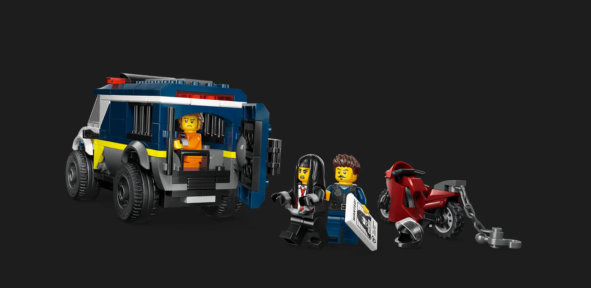 Конструктор LEGO City Полицейский фургон для перевозки заключённых (60479)