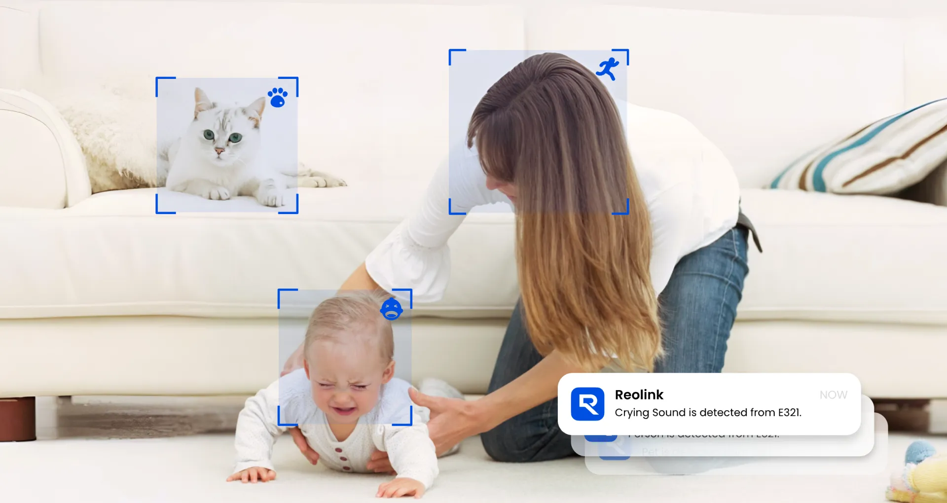 IP камера Reolink E Series E321 (White) (E321) (UA)