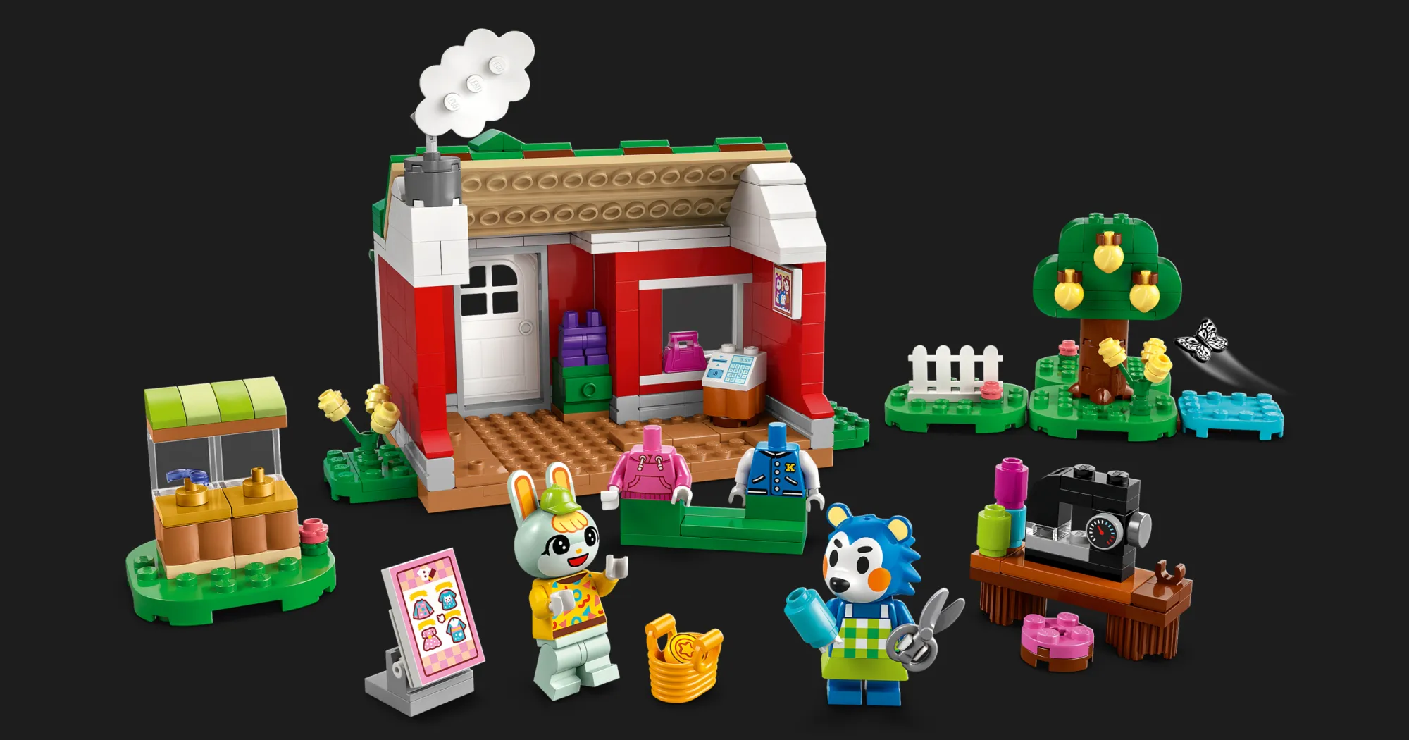 Конструктор LEGO Animal Crossing Магазин одежды, принадлежащей Able Sisters (77055)