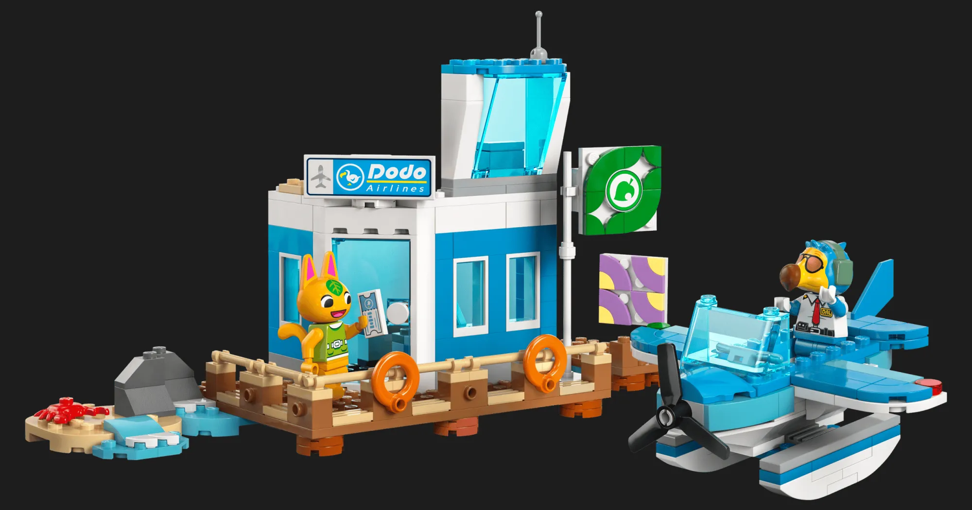 Конструктор LEGO Animal Crossing Летайте с Dodo Airlines (77051)