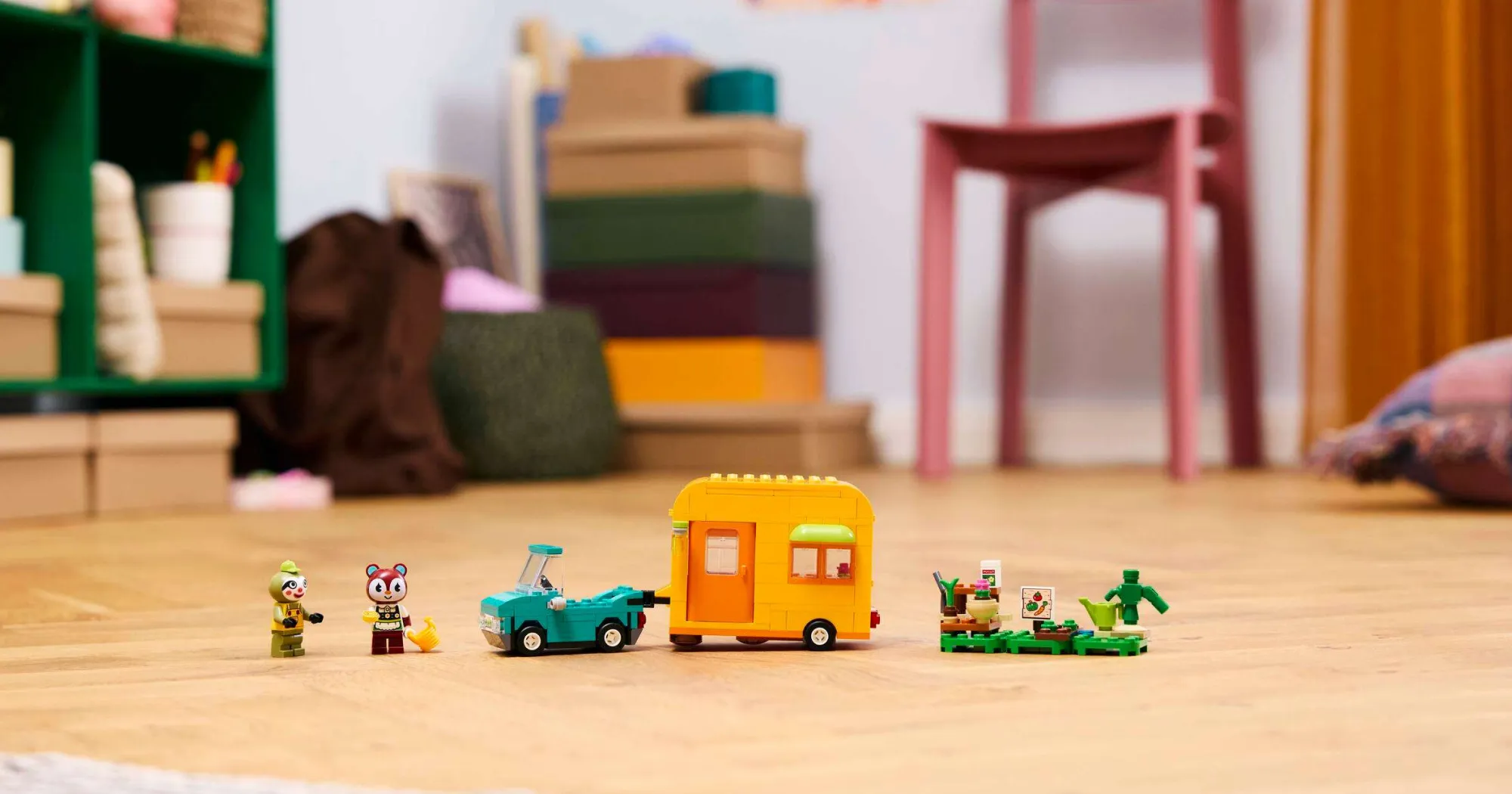 Конструктор LEGO Animal Crossing Садова крамниця і караван, що належать Leif (77054)