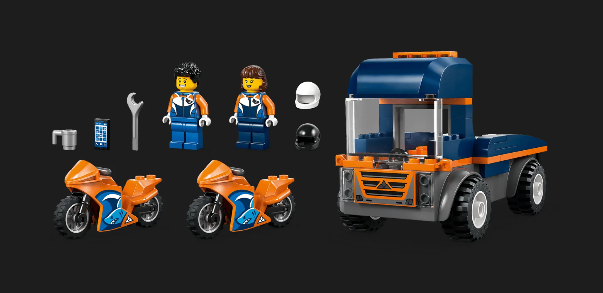 Конструктор LEGO City Транспортер мотоциклів (60491)