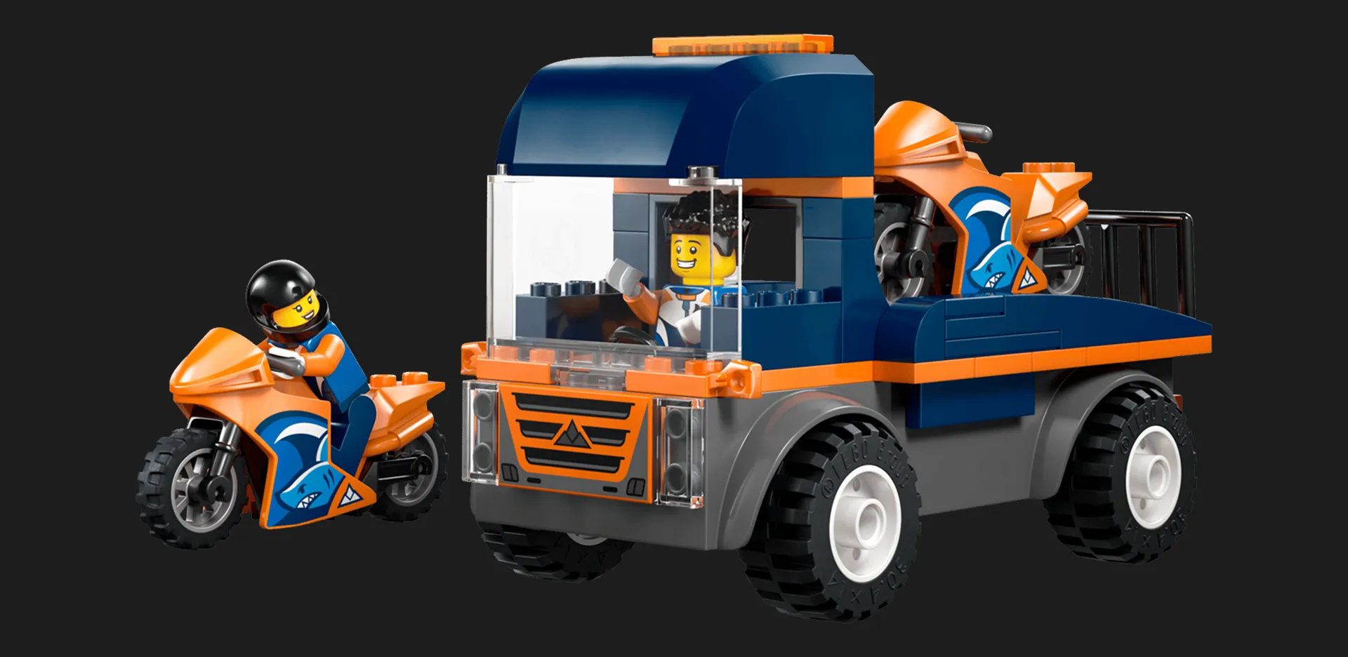 Конструктор LEGO City Транспортер мотоциклів (60491)