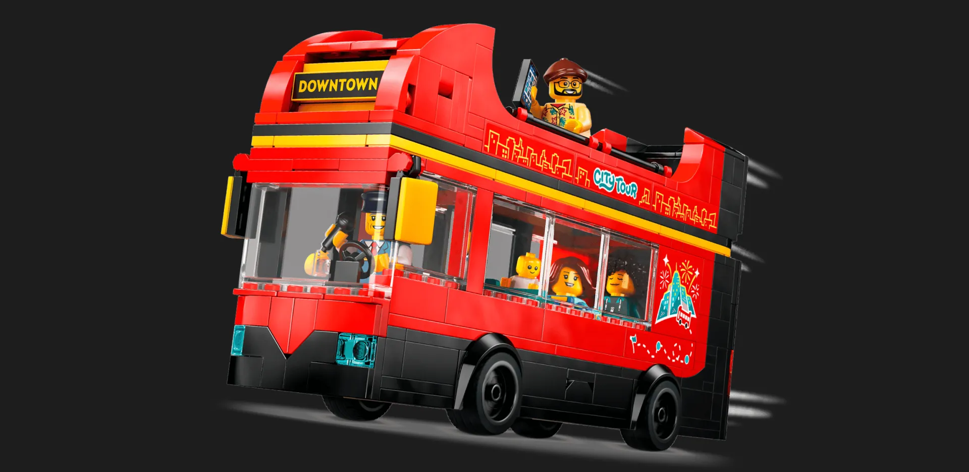 ​Конструктор LEGO City Красный двухэтажный экскурсионный автобус (60407)
