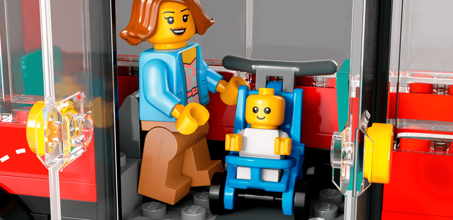 ​Конструктор LEGO City Красный двухэтажный экскурсионный автобус (60407)