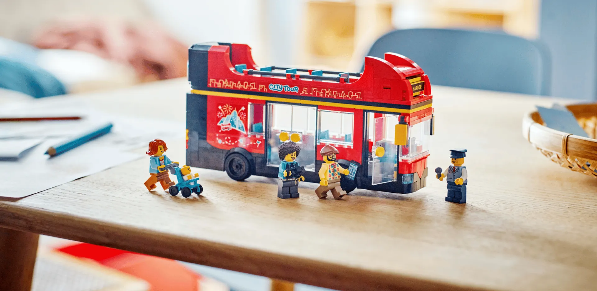 ​Конструктор LEGO City Красный двухэтажный экскурсионный автобус (60407)