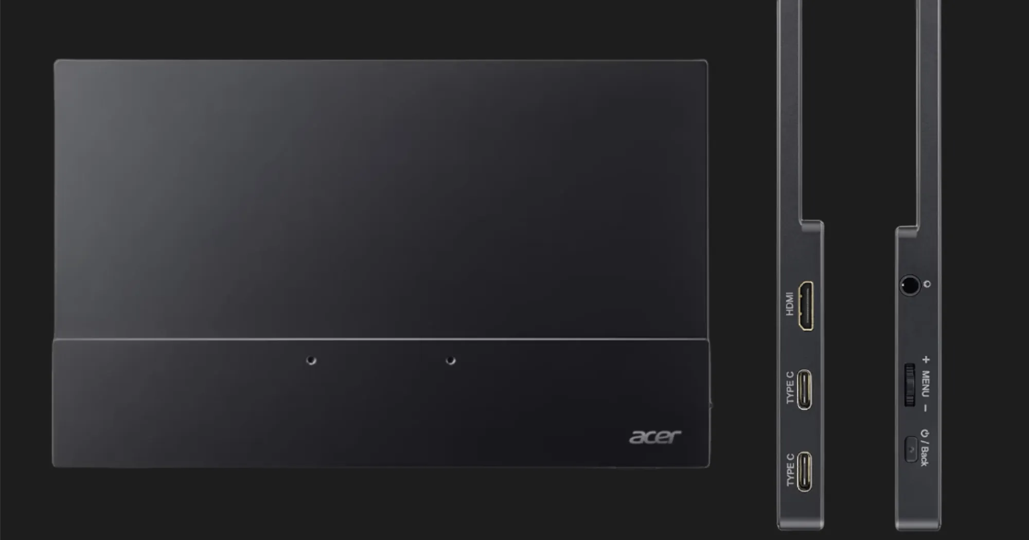 Монитор Acer 15.6" PM161QBBMIUUX (UM.ZP1EE.B02) (UA)