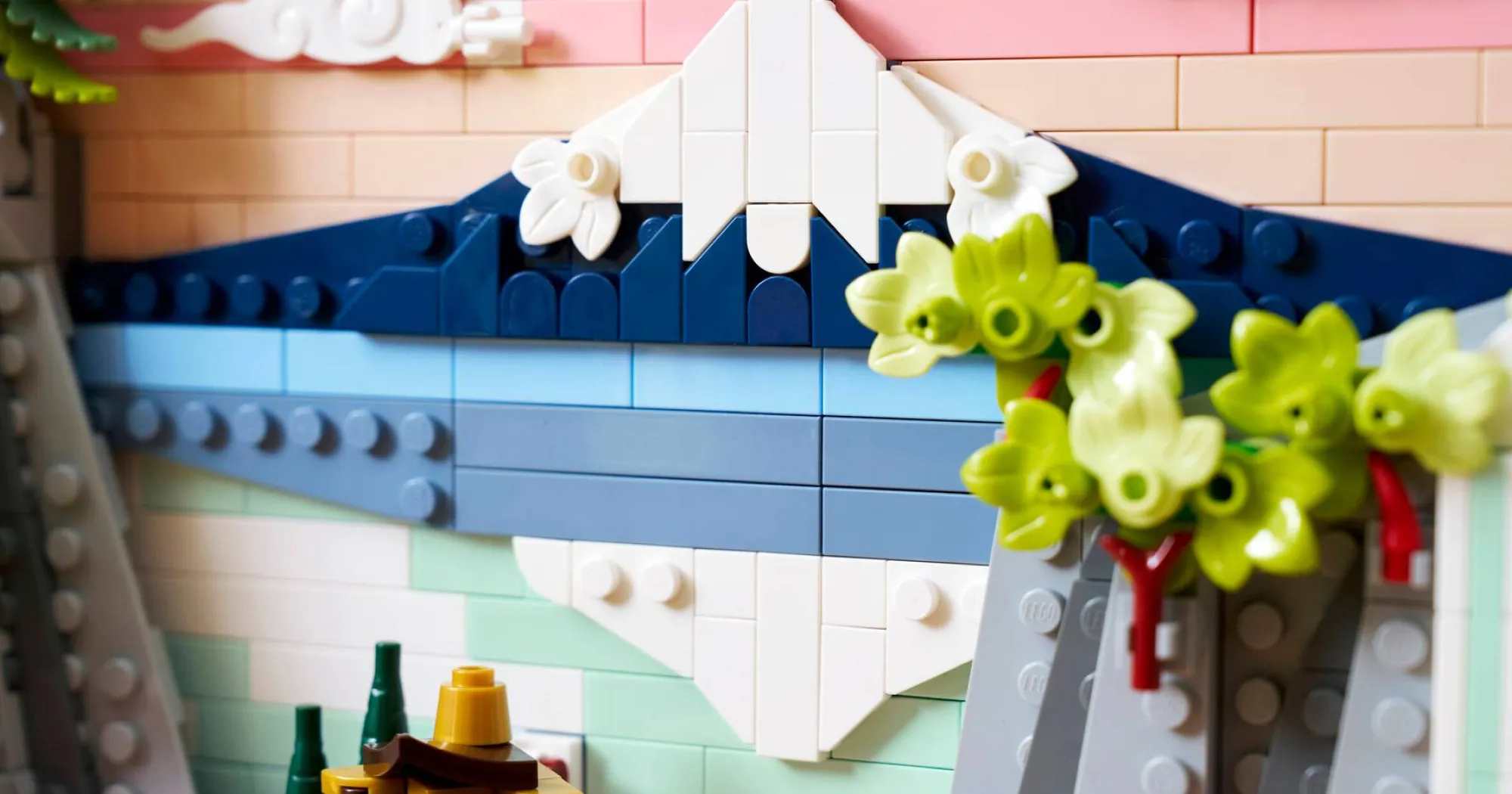 Конструктор LEGO Art Японський пейзаж із цвітом сакури (31218)