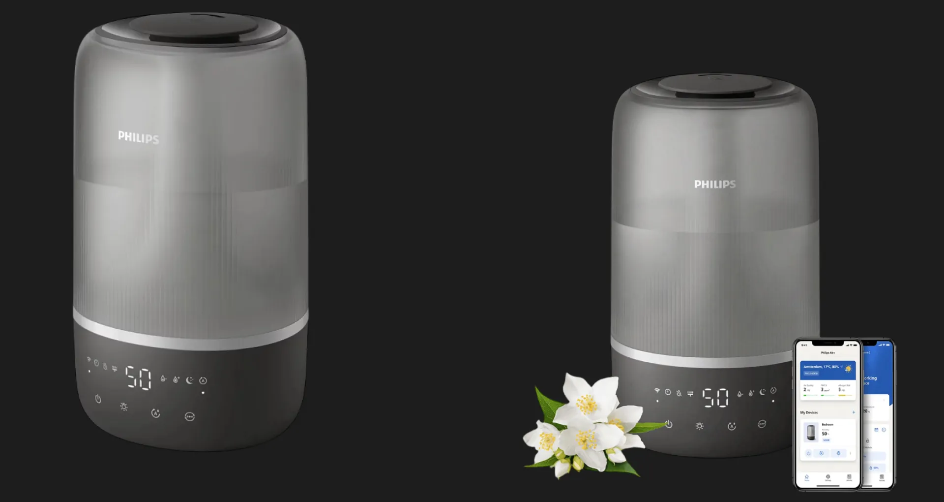 Увлажнитель воздуха Philips HU1510/03 (Silver/Gray) (HU1510/03)