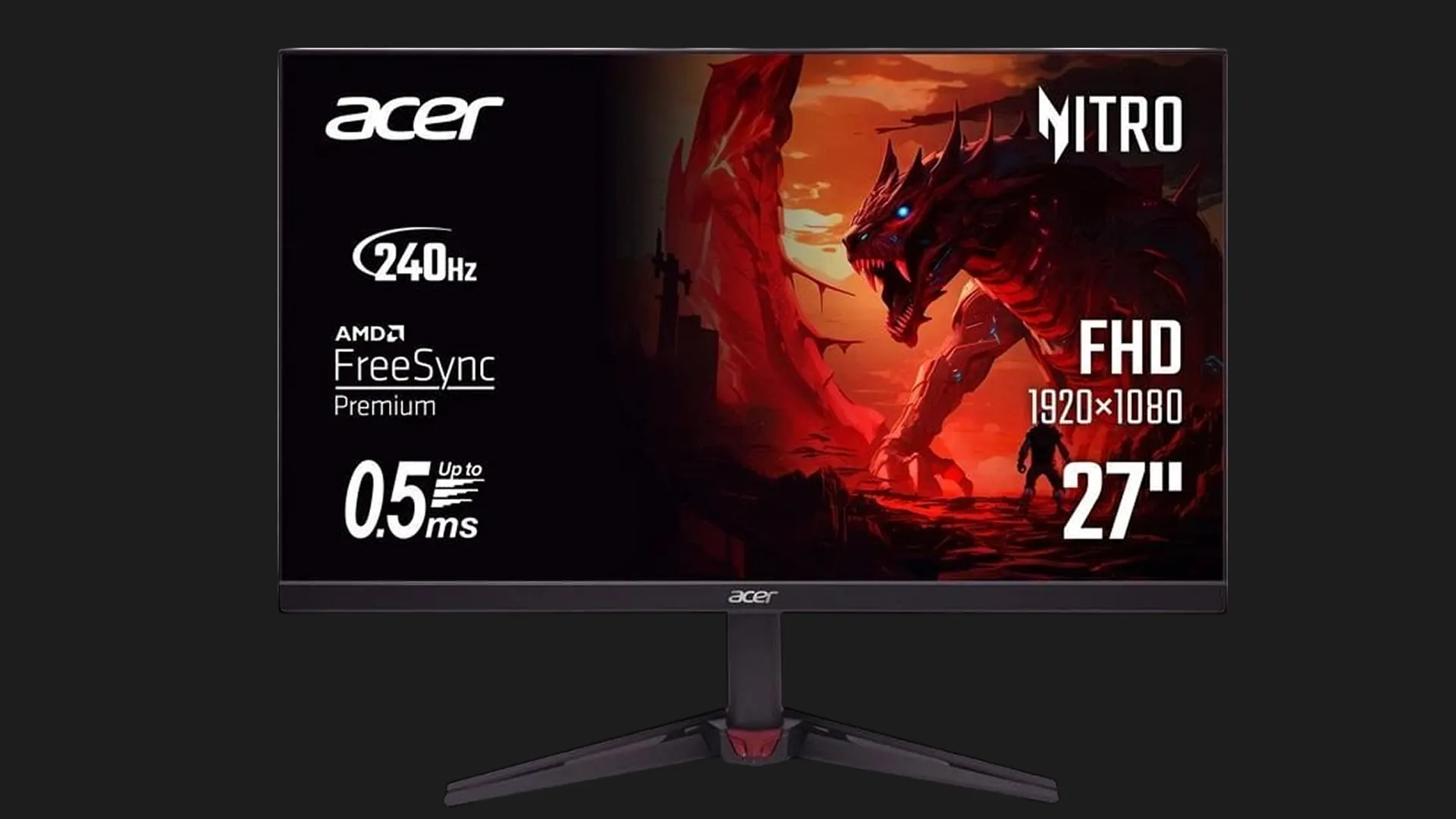 Монитор Acer 27" Nitro VG270W3bmiipx IPS 240Hz UM.HV0EE.309