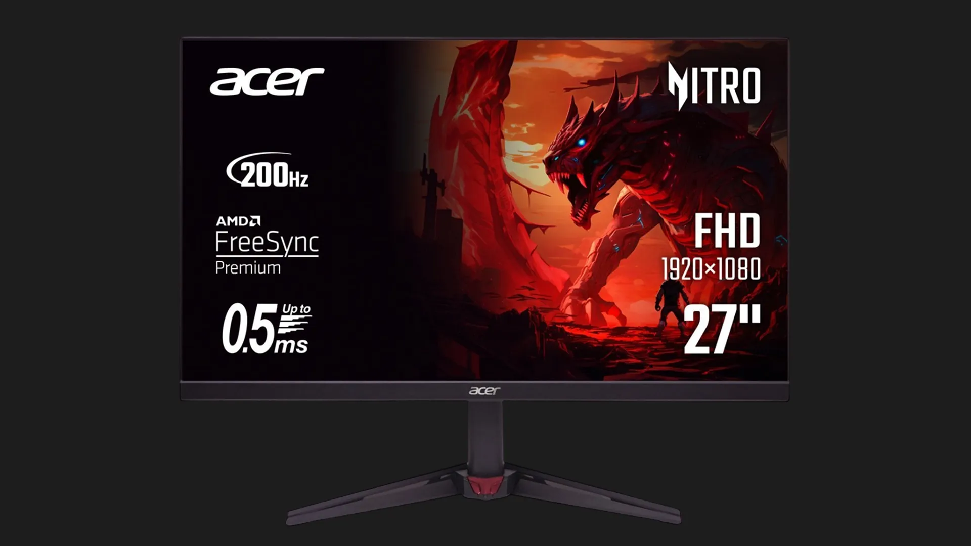 Монітор Acer 27" VG270X1bmiipx IPS 200Hz UM.HV0EE.101